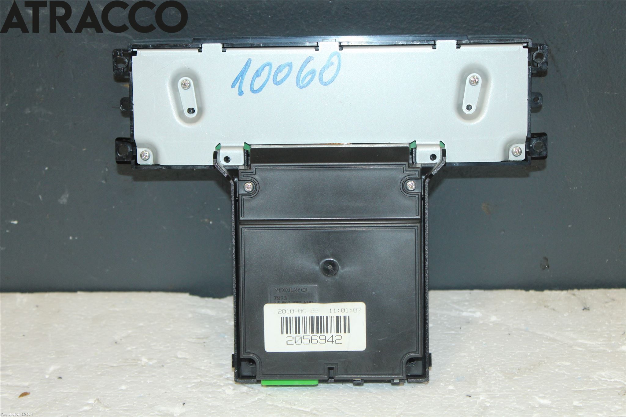 Volvo V70 08-13 Kontrolldisplay