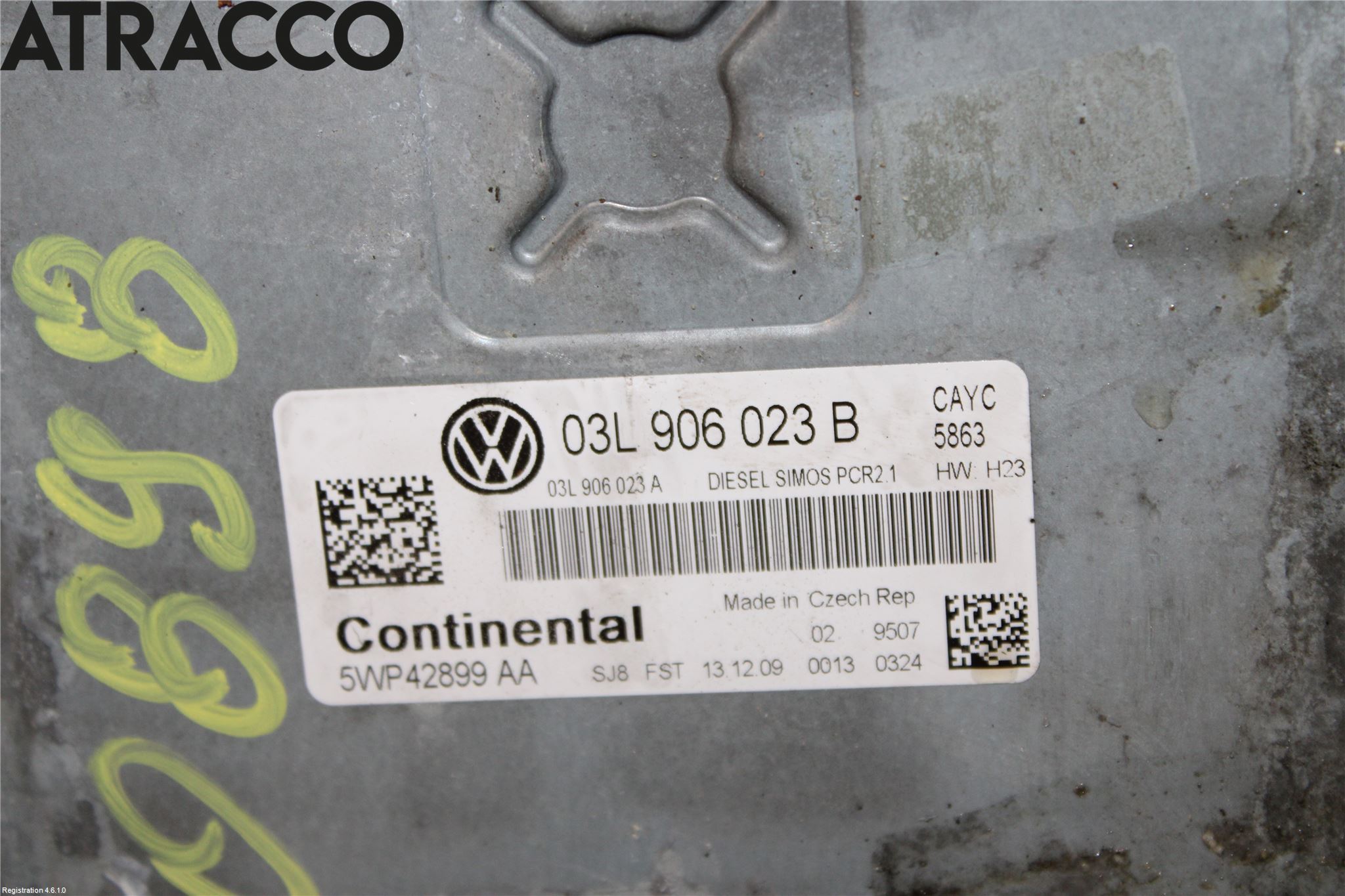 Volkswagen VW GOLF VI 09-13 Styrenhet Insprut Bensin
