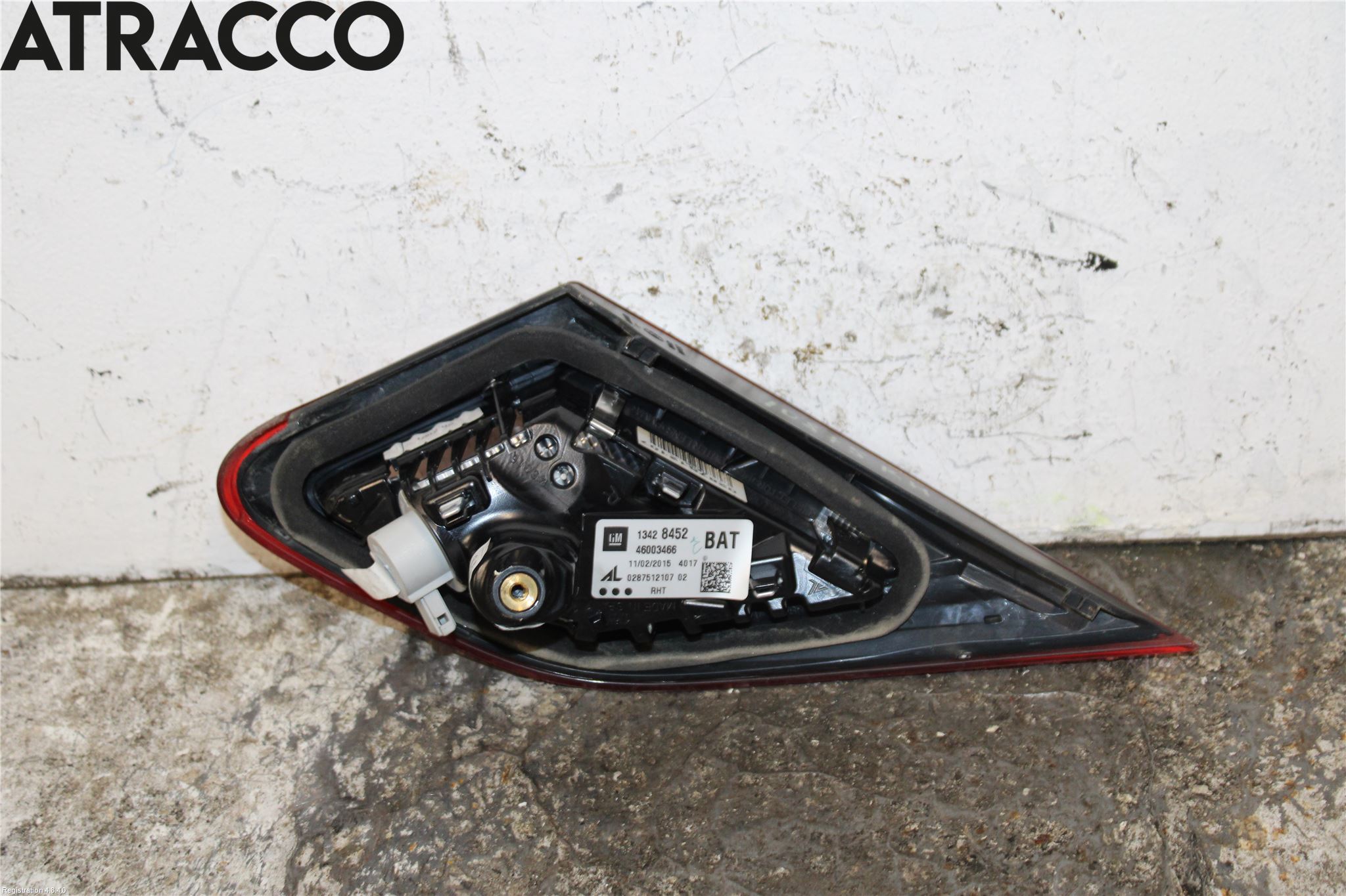 Opel CORSA E 15-19 Bakljus Lucka Hö