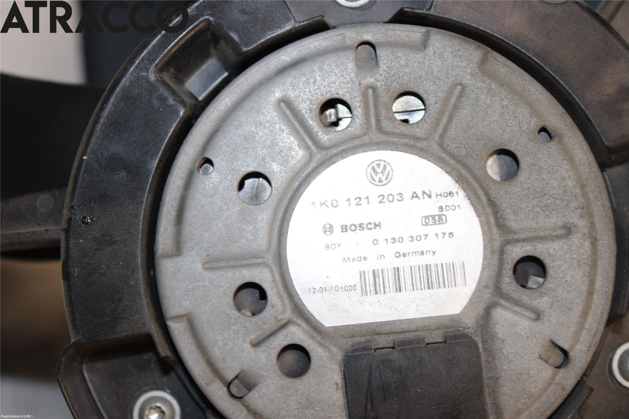 Volkswagen VW GOLF VI 09-13 Kylfläkt El
