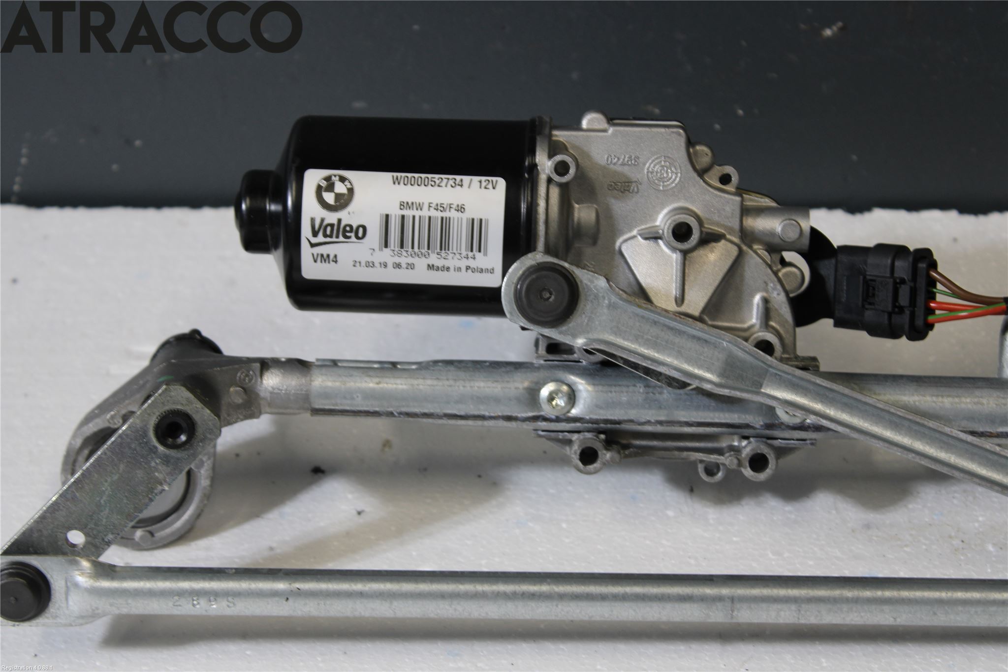 BMW 2 F45 Active Tourer 14-21 Torkarmotor Vindruta