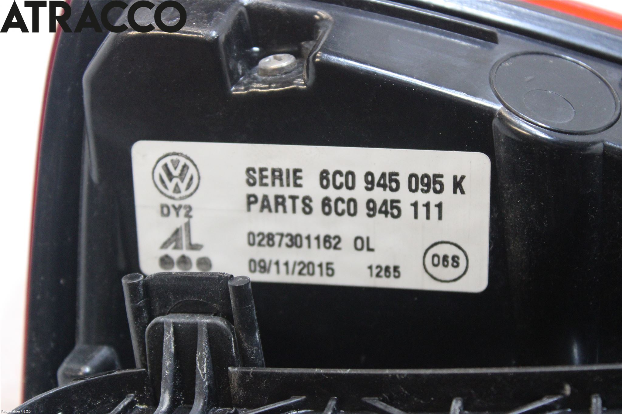 Volkswagen VW POLO 10-17 Bakljus Vänster