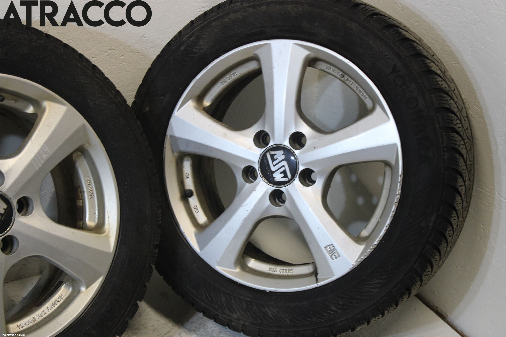 Volkswagen VW GOLF V 04-09 Vinterdäck Alumfälg 4St