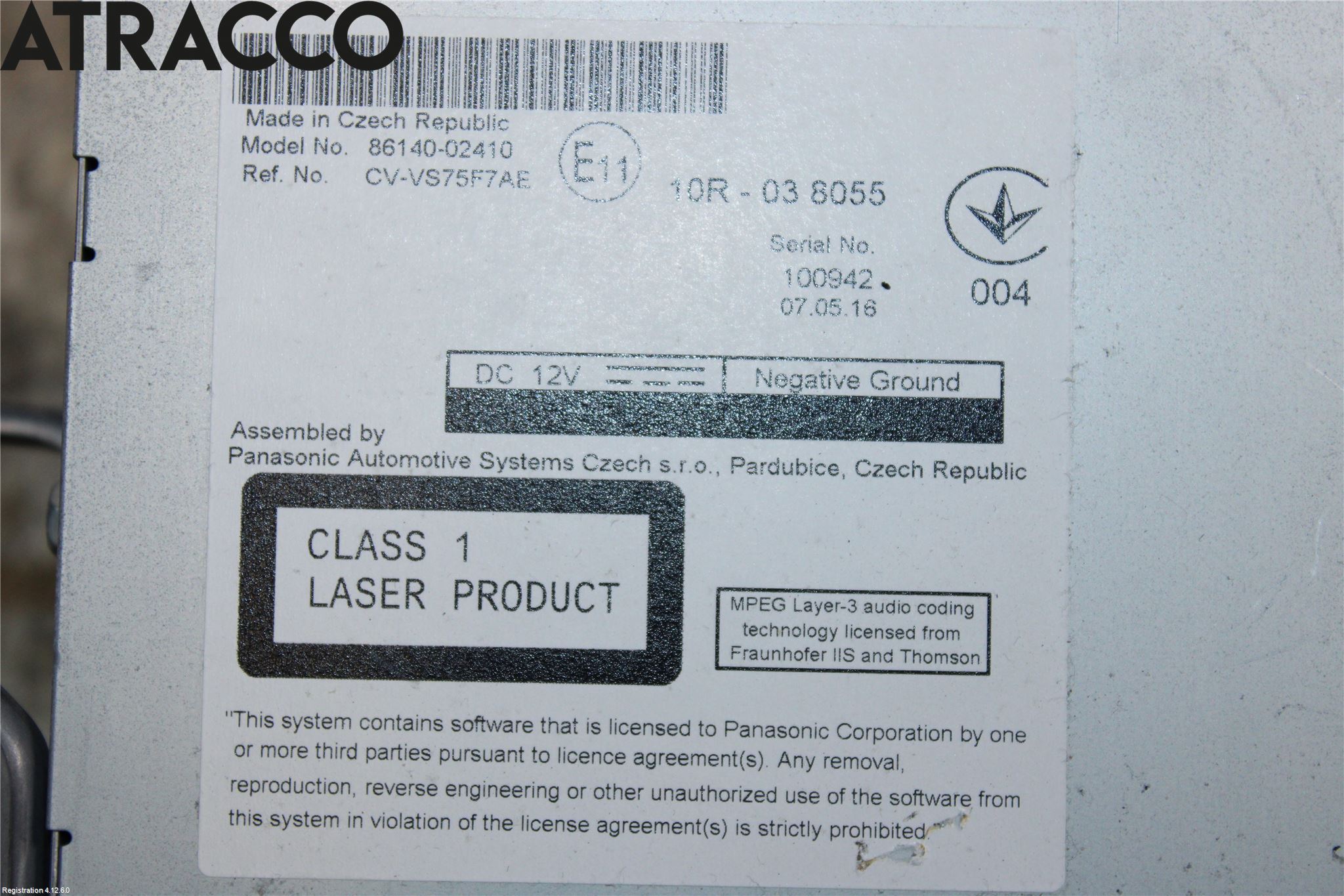 Toyota AURIS 13-19 Cd Radio - Multimediapanel
