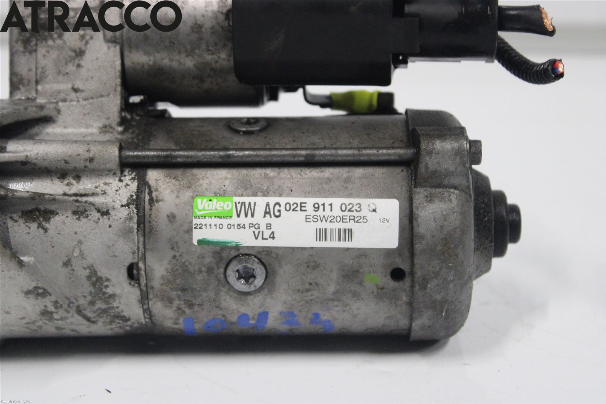 Volkswagen VW PASSAT 11-14 Startmotor Diesel