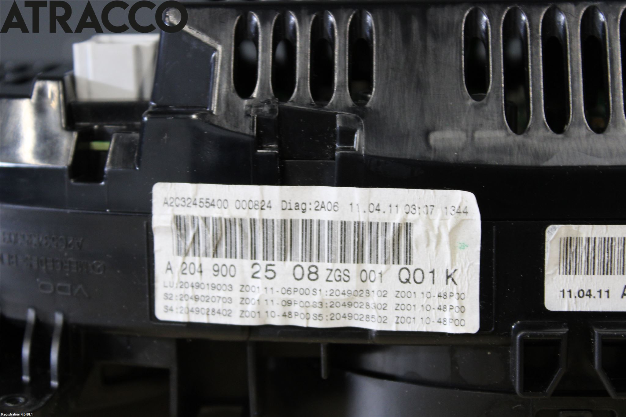 Mercedes-Benz MB C-KLASS (W204) 07-15 Instrument Hast