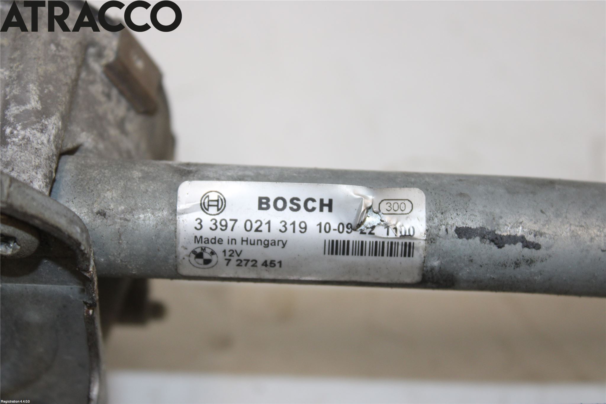 BMW 5 F10/F11/F18 09-17 Torkarmotor Vindruta