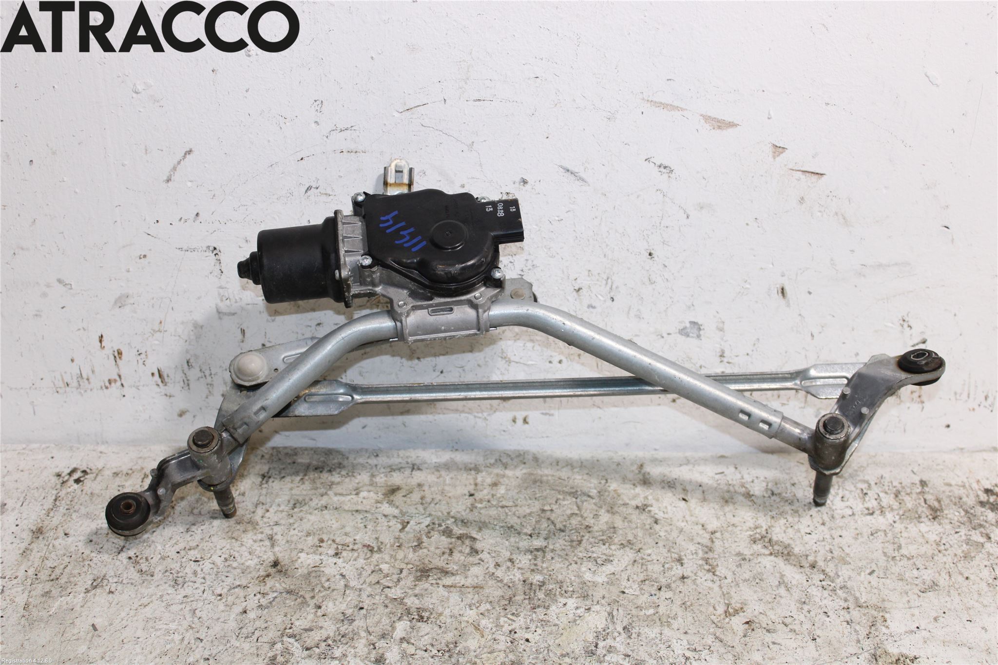 Renault CAPTUR 13-19 Torkarmotor Vindruta