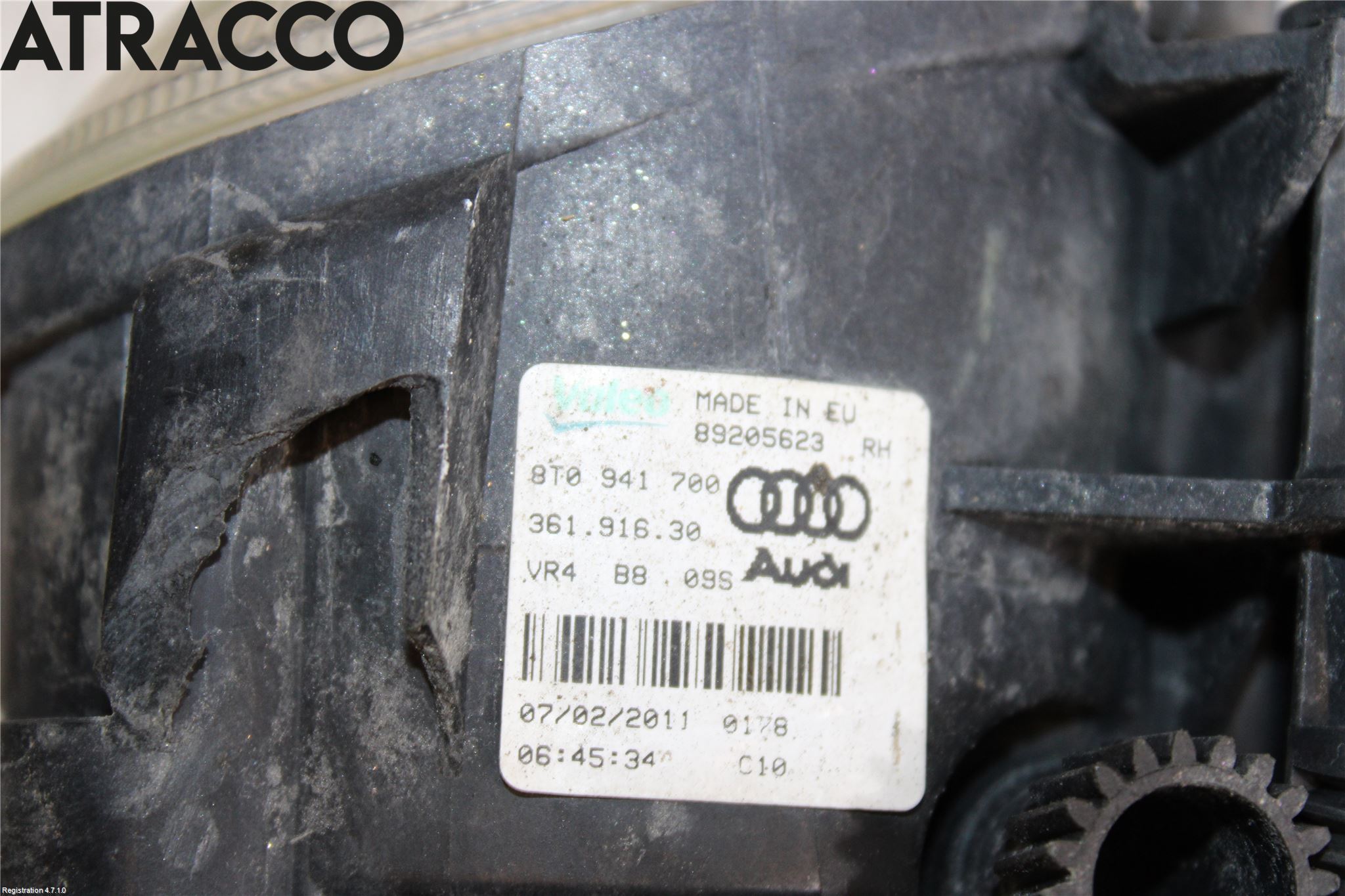 Audi A4/S4 08-11 Dimljus-Varselljus Fram