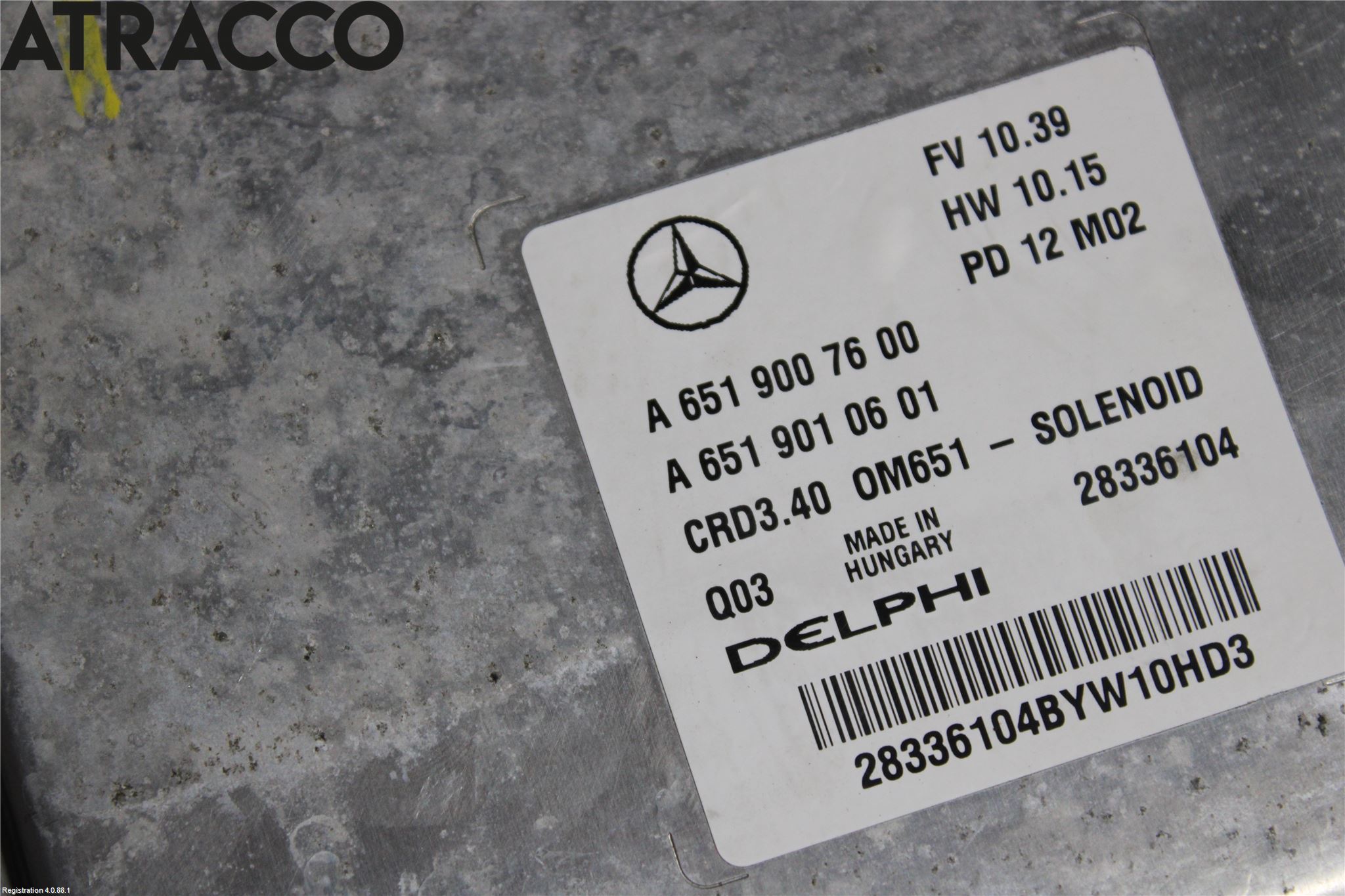 Mercedes-Benz MB B-KLASS (W246/W242) 12-19 Styrenhet Insprut Bensin