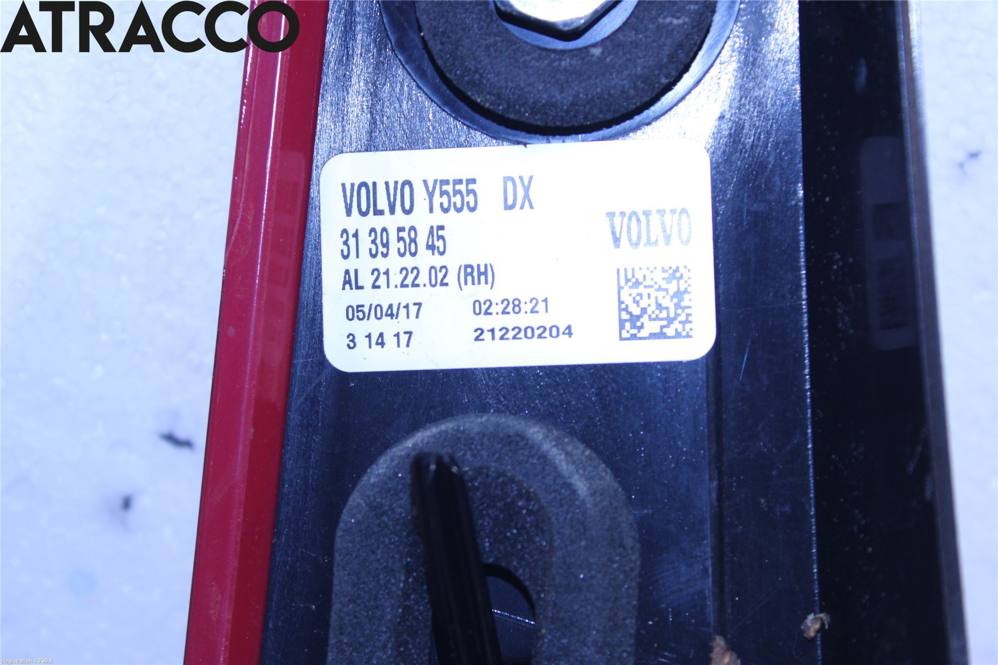 Volvo V40 12-19 Bakljus Höger