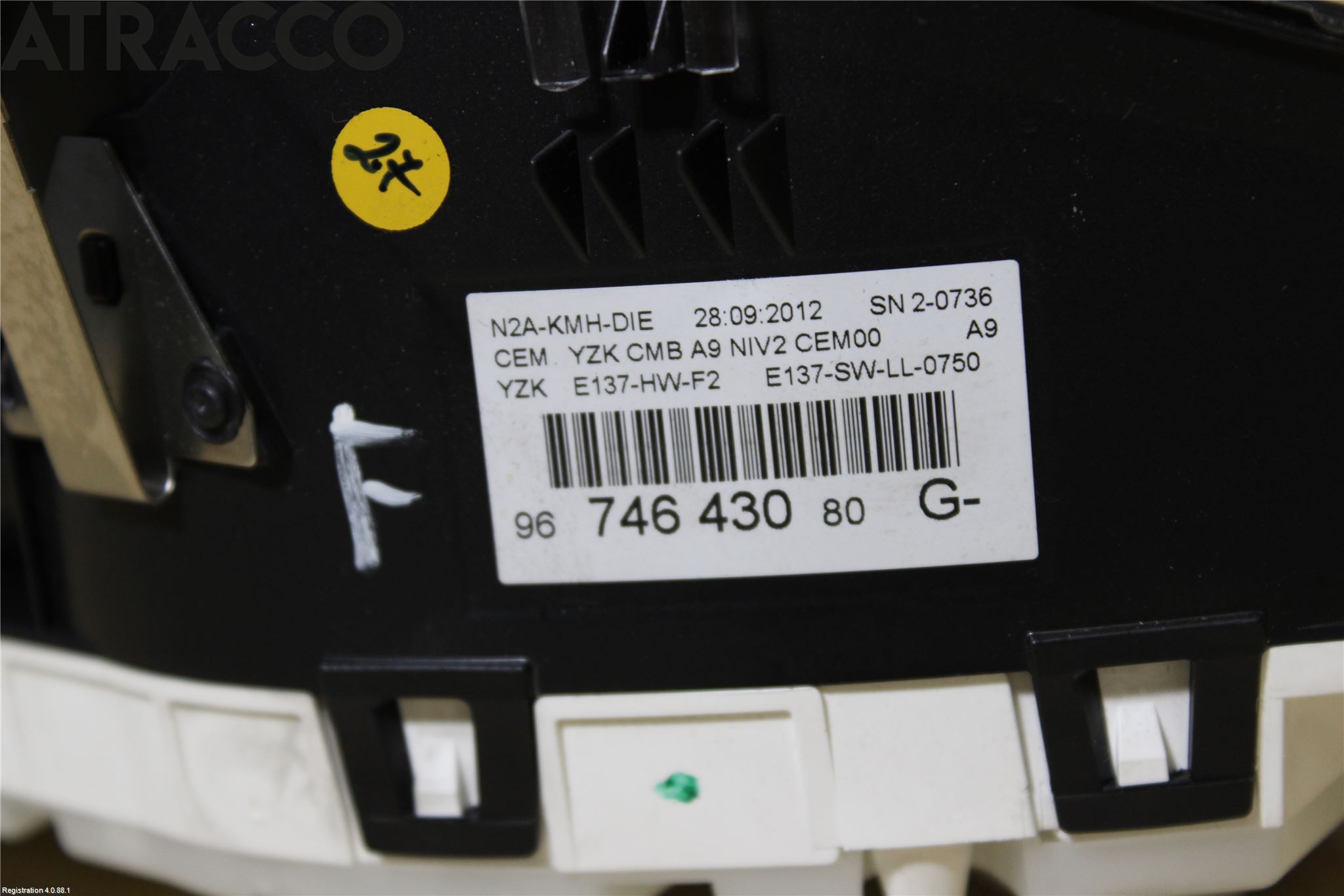 Peugeot 208 12-15 Instrument Komb