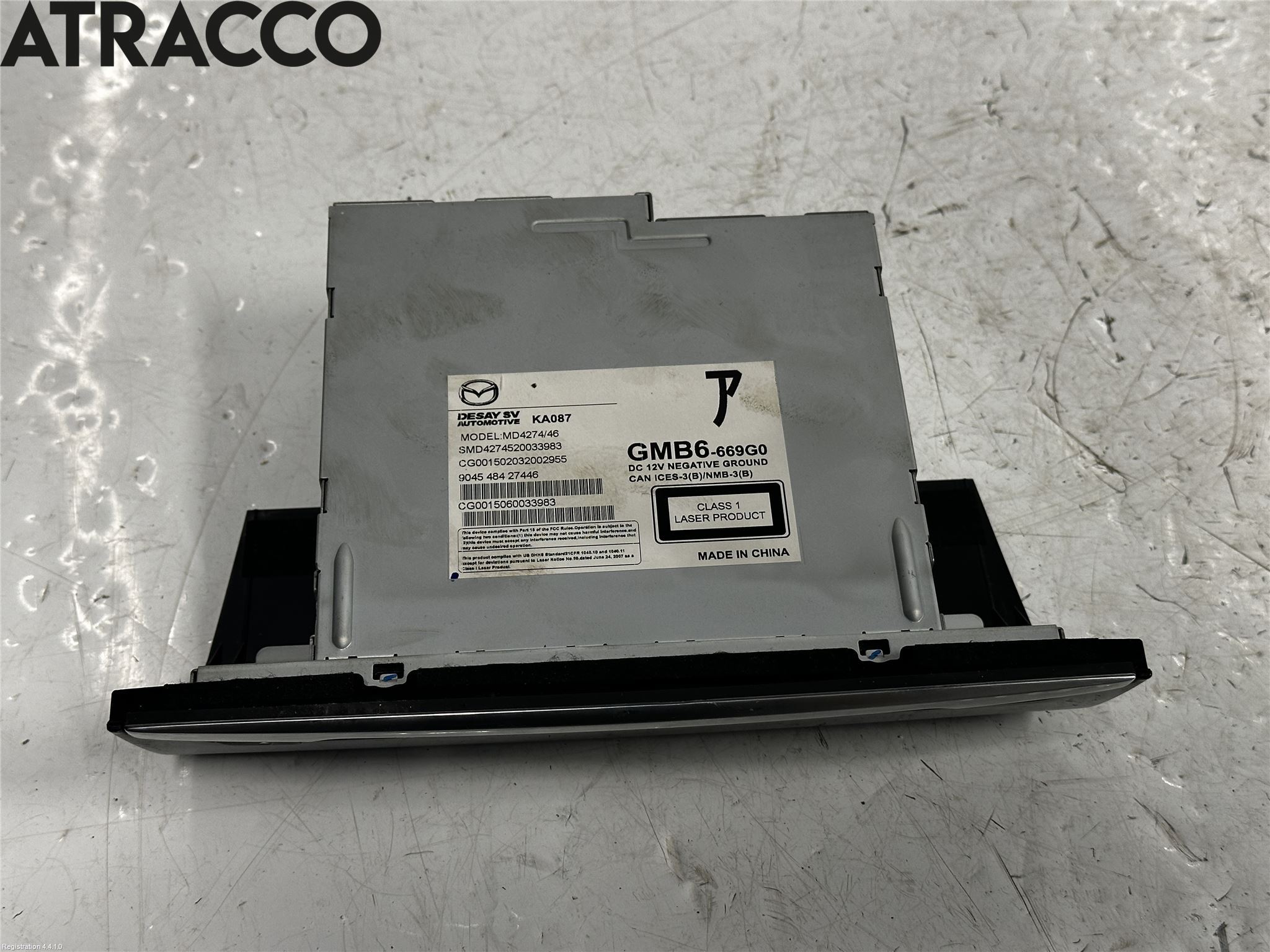 Mazda 6 13- Cd Radio - Multimediapanel