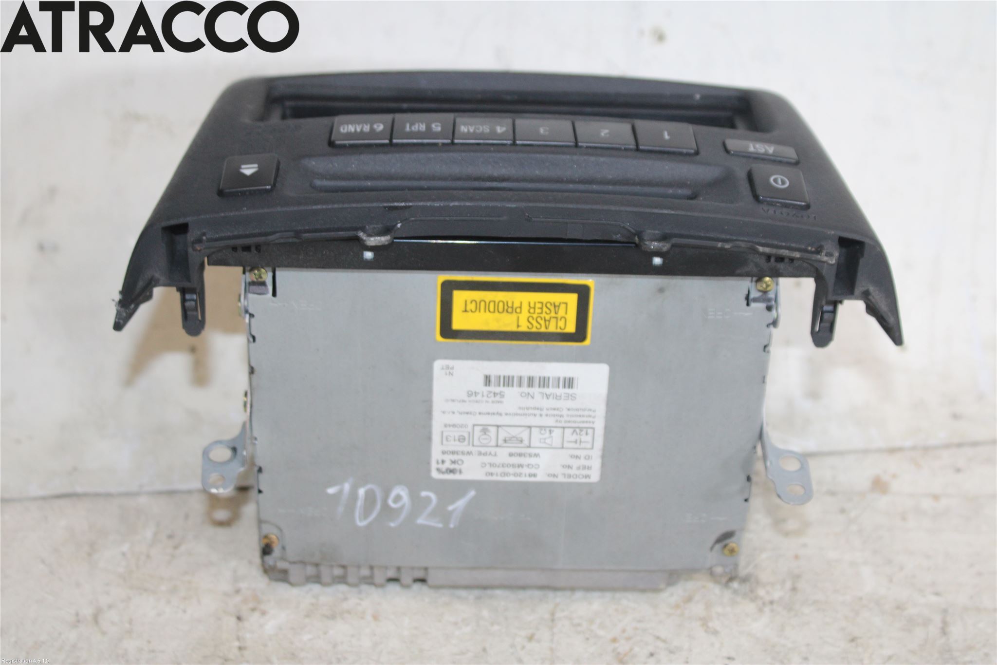 Toyota YARIS P1 03-05 Cd Radio - Multimediapanel