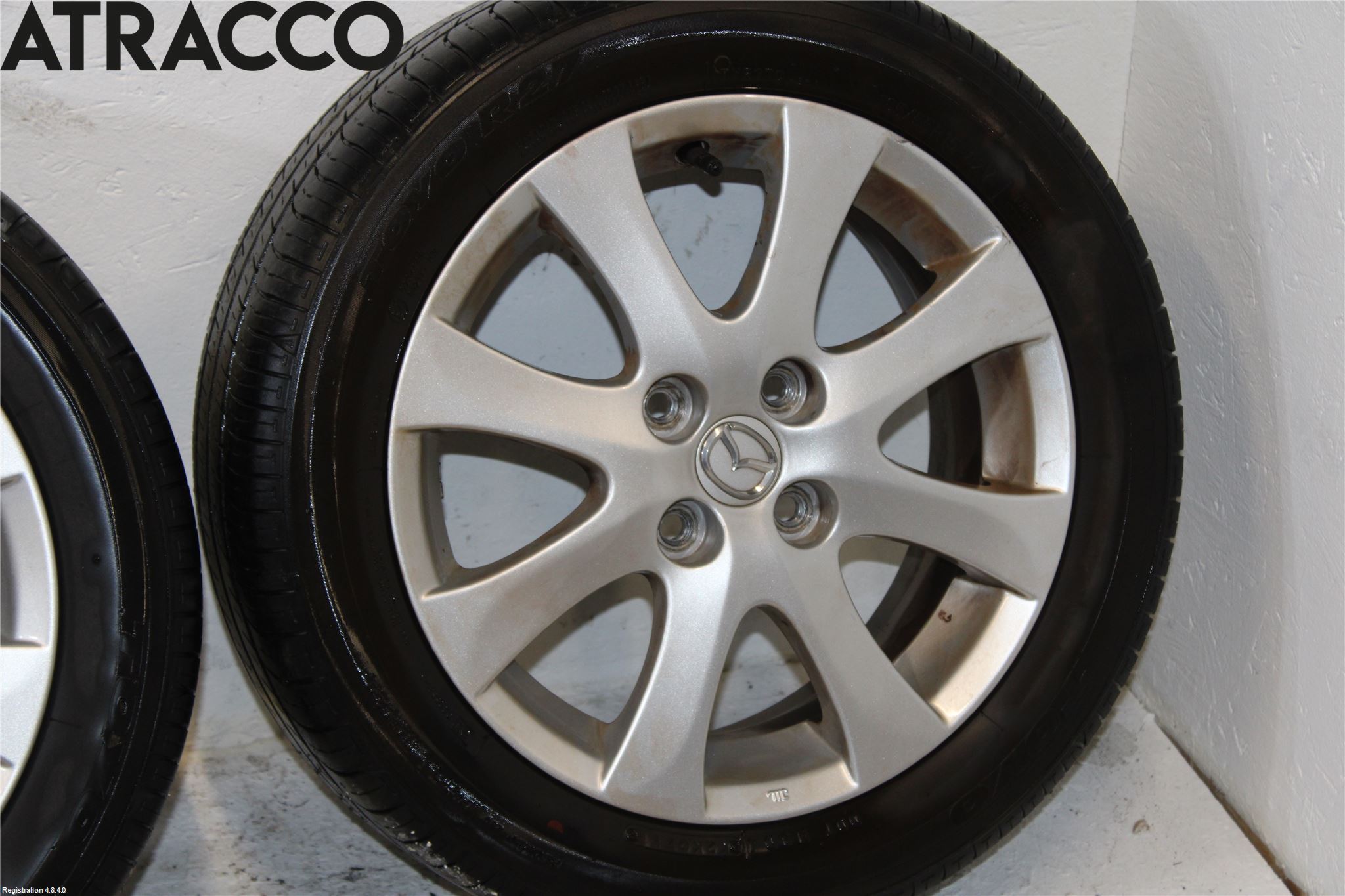 Mazda 2 (DE) 08-15 Sommardäck Plåtfälg 4St