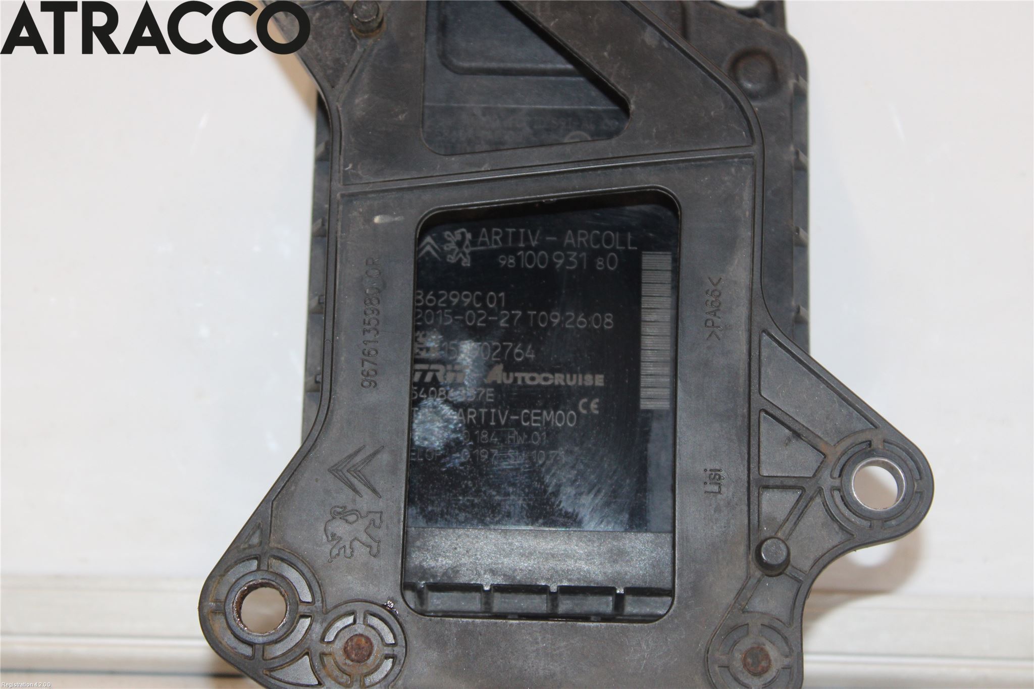 Peugeot 308 14-21 Sensor Aktivt Kollisionsskydd