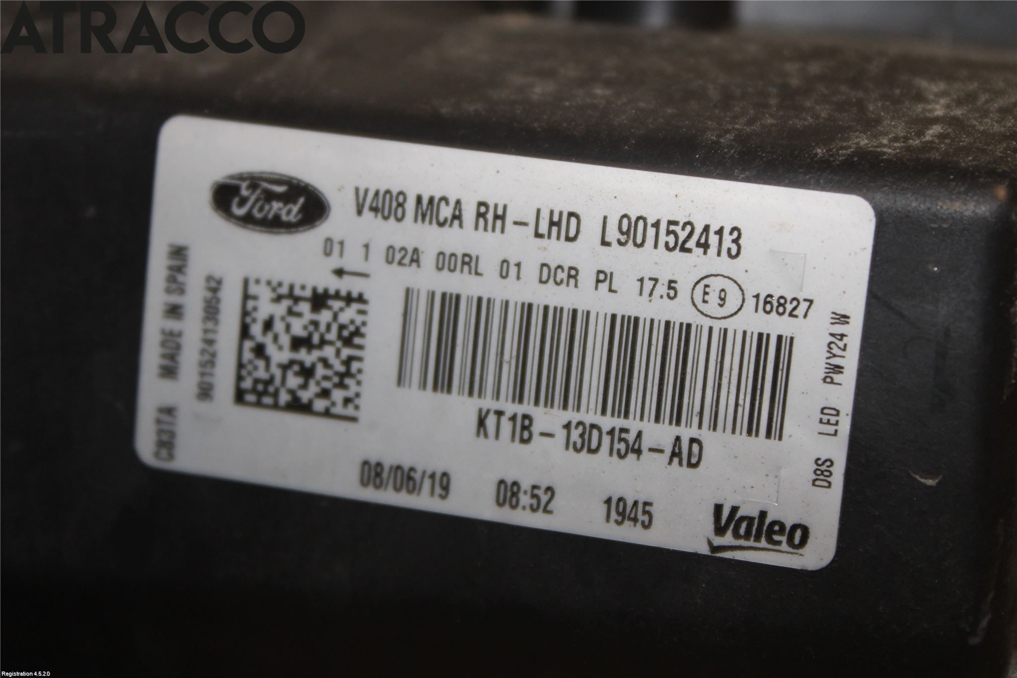 Ford TRANSIT/TOURNEO CONNECT 13-22 Strålkastare Höger