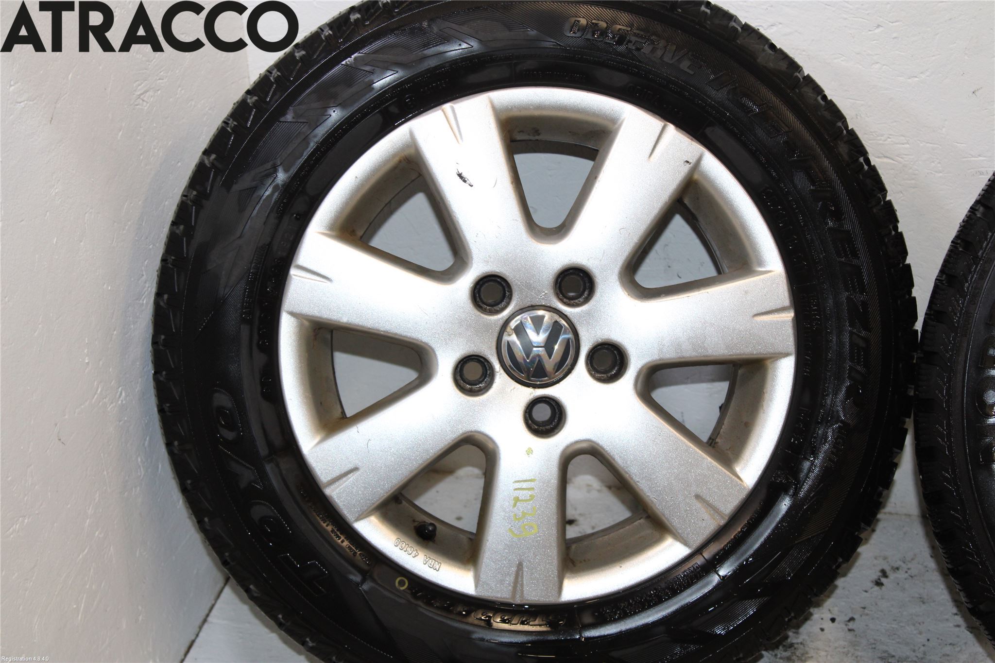Volkswagen VW GOLF VI 09-13 Vinterdäck Alumfälg 4St