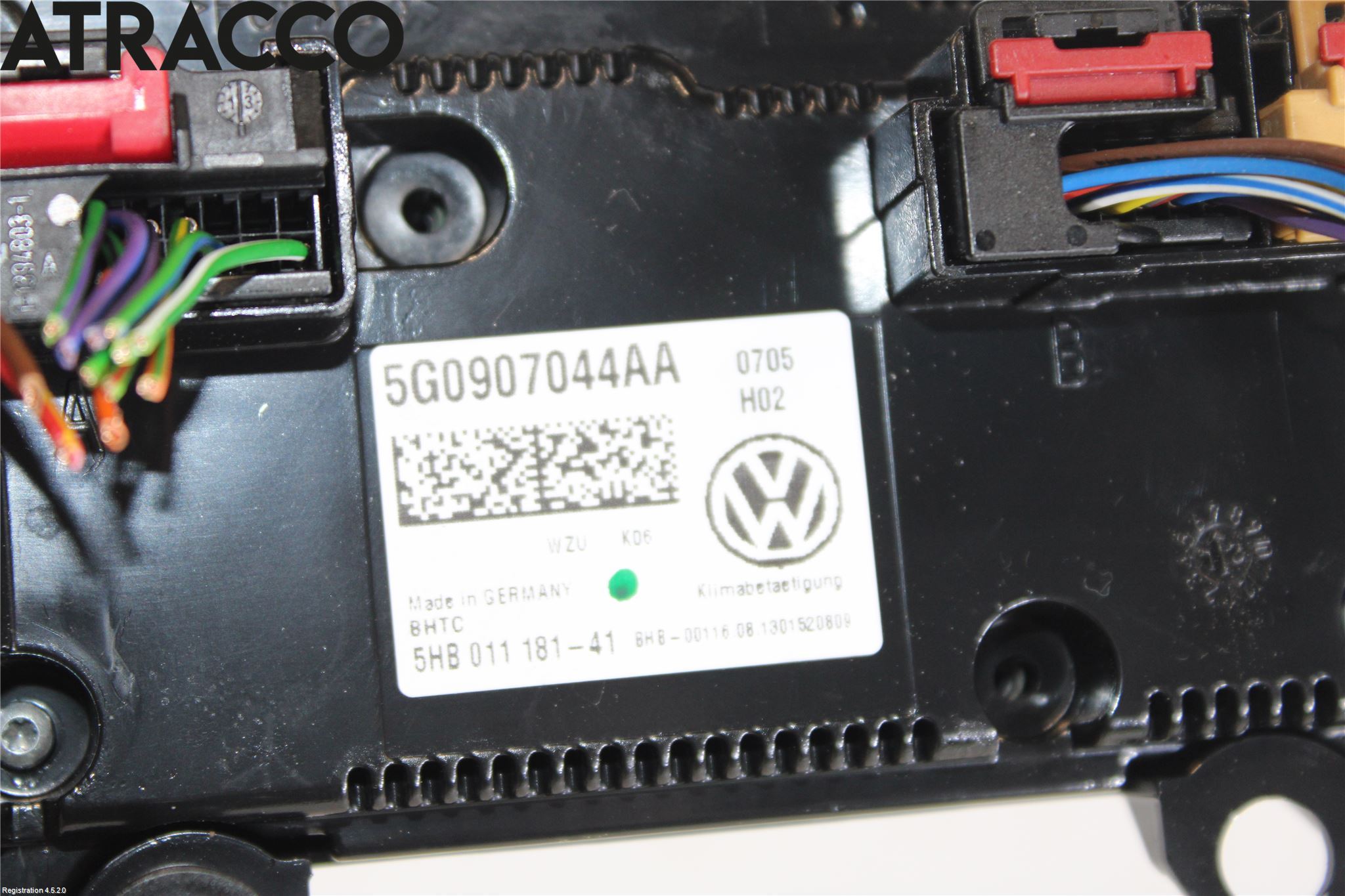 Volkswagen VW GOLF / E-GOLF VII 13-20 Ac Styrenhet Ac Manöveren