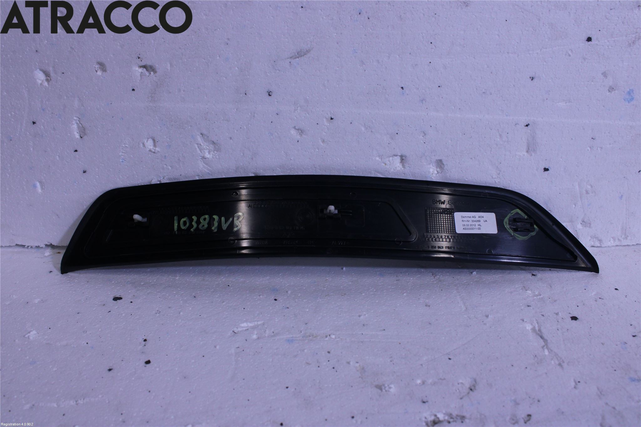 BMW 5 F10/F11/F18 09-17 Dörr Dekorlist Bak Vä