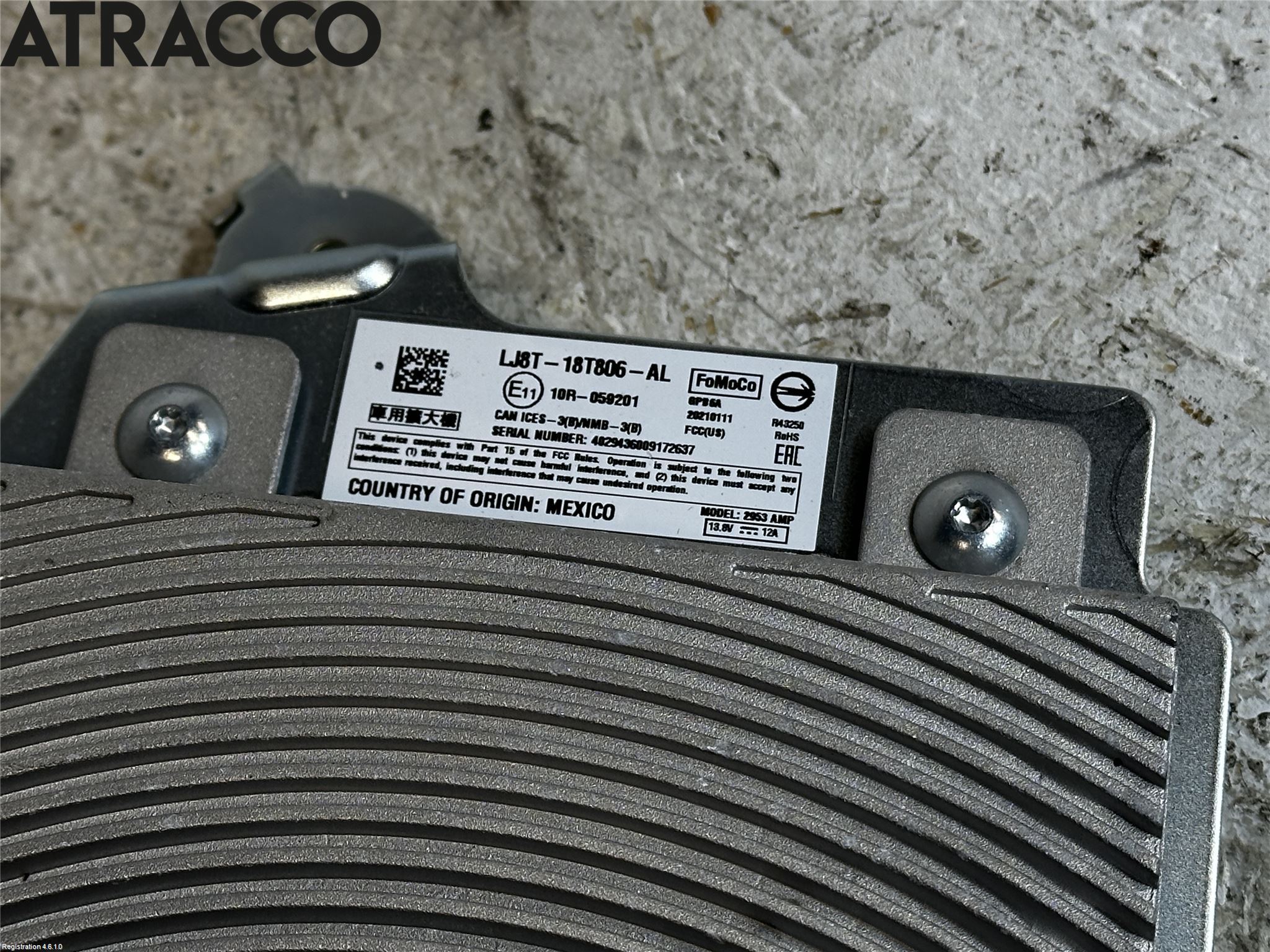Ford MUSTANG Mach-E 21- Radio-Stereo Förstärkare