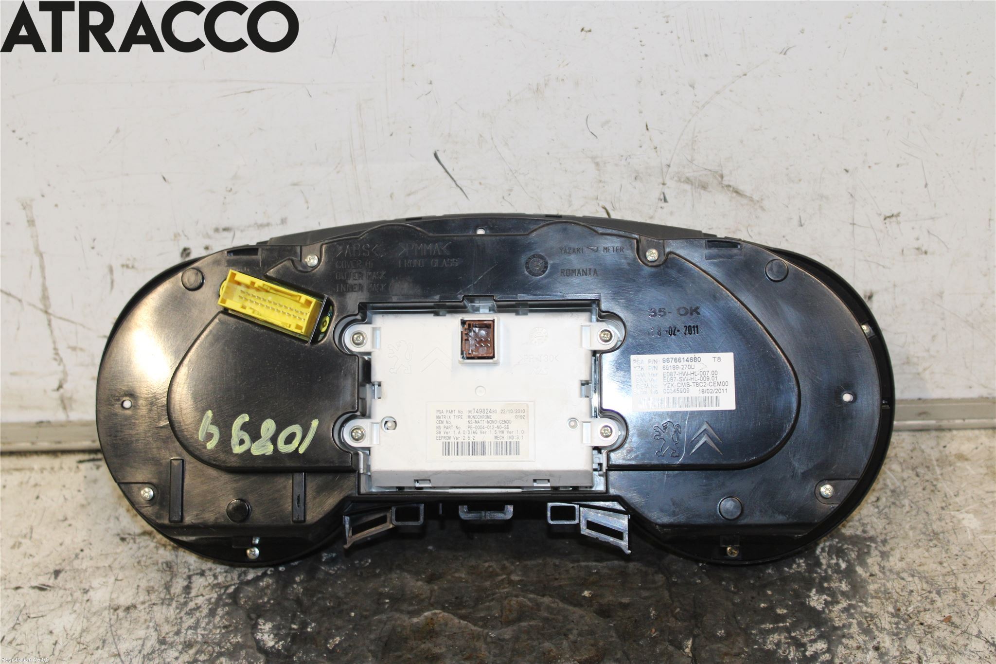 Peugeot 5008 10-16 Instrument Komb