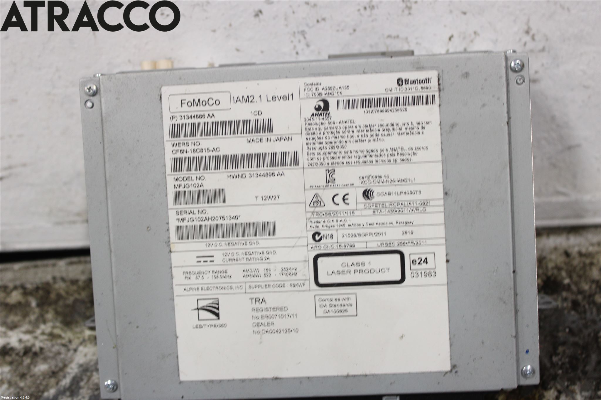Landrover LAND ROVER RANGE ROVER EVOQUE (L538) 11-18 Cd Radio - Multimediapanel