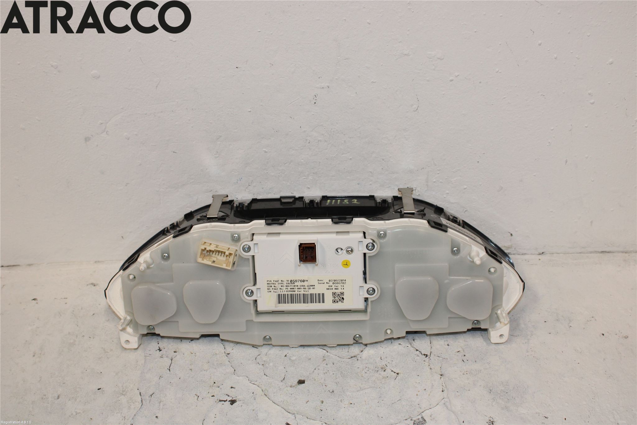 Peugeot 2008 13-20 Instrument Komb