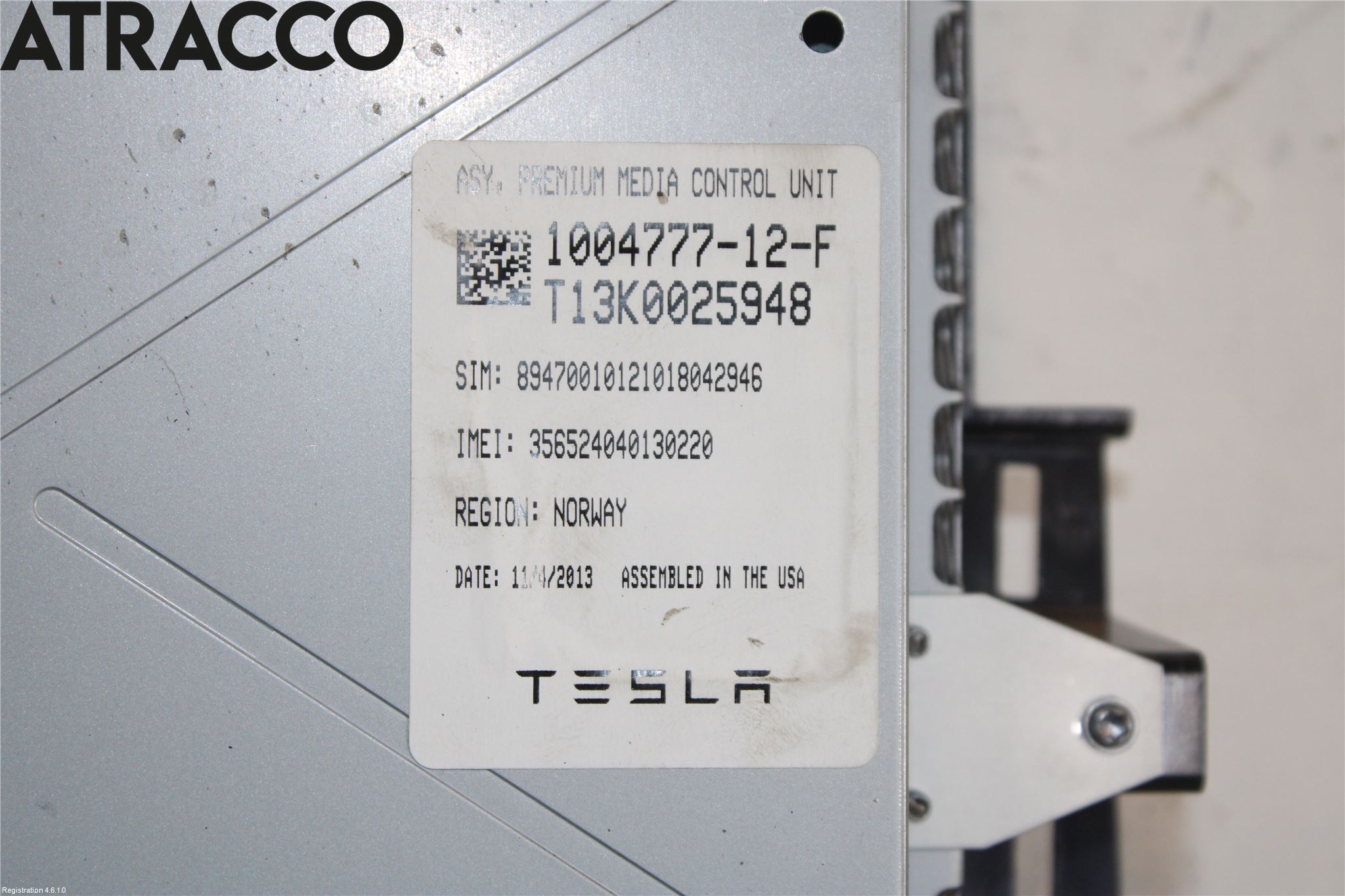 Tesla MODEL S 13- Multifunktionsdisplay