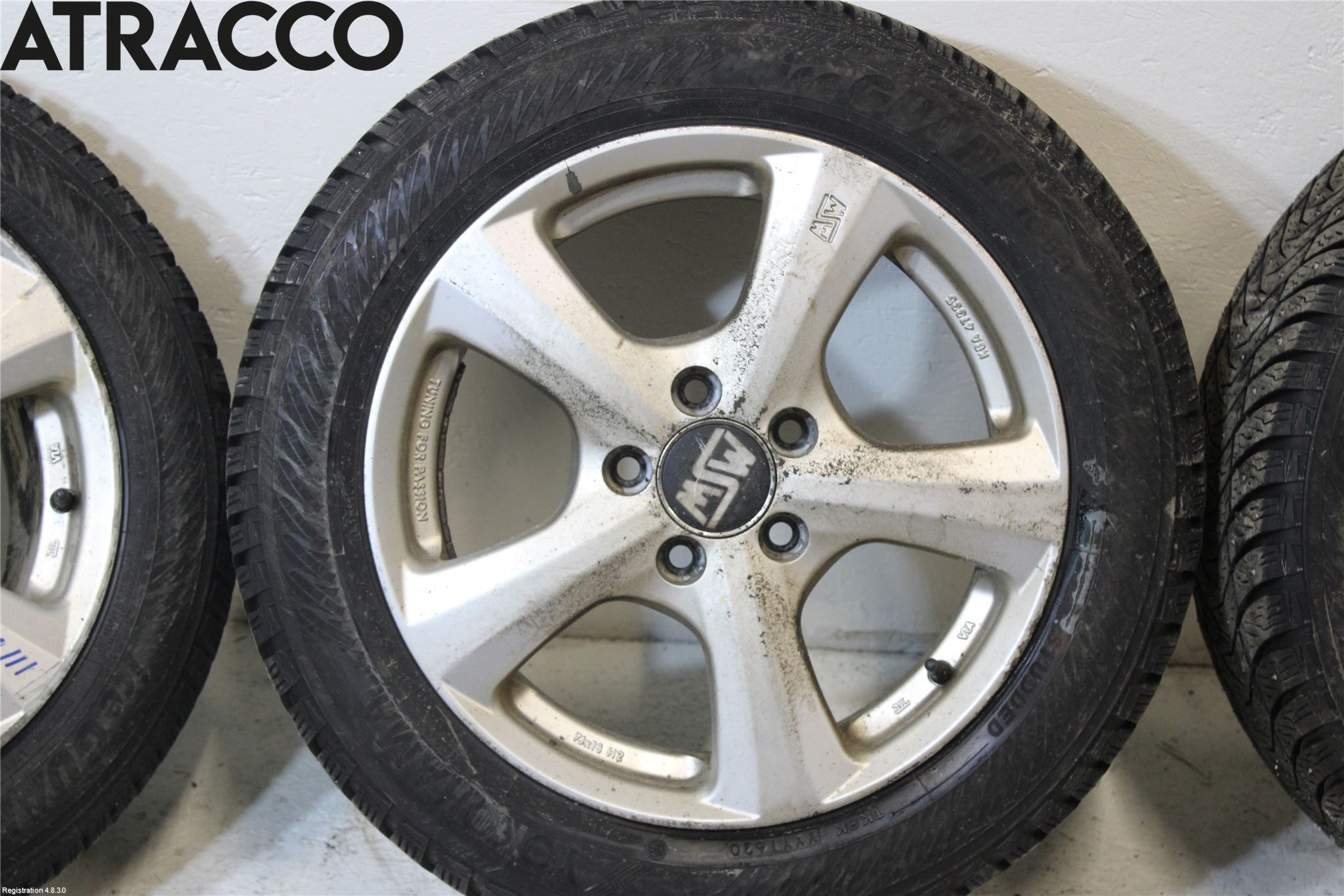 Volkswagen VW GOLF V 04-09 Vinterdäck Alumfälg 4St