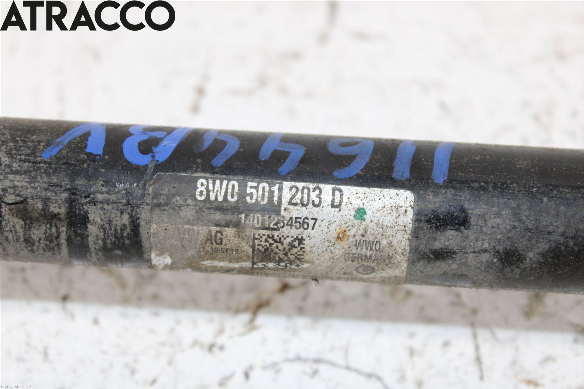 Audi A4/S4 B9 16-19 Drivaxel Bak Vänster