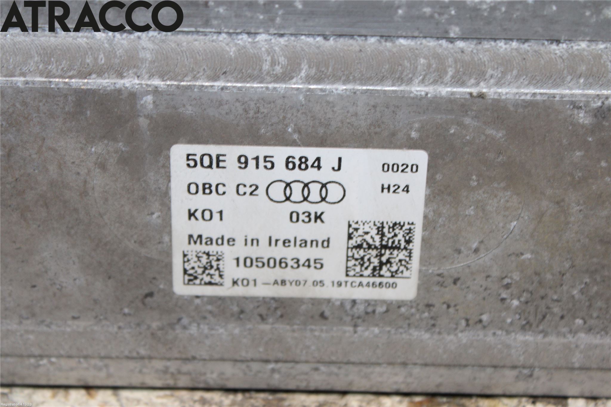 Audi E-TRON, S GE 19- Batteriladdare Högspänning