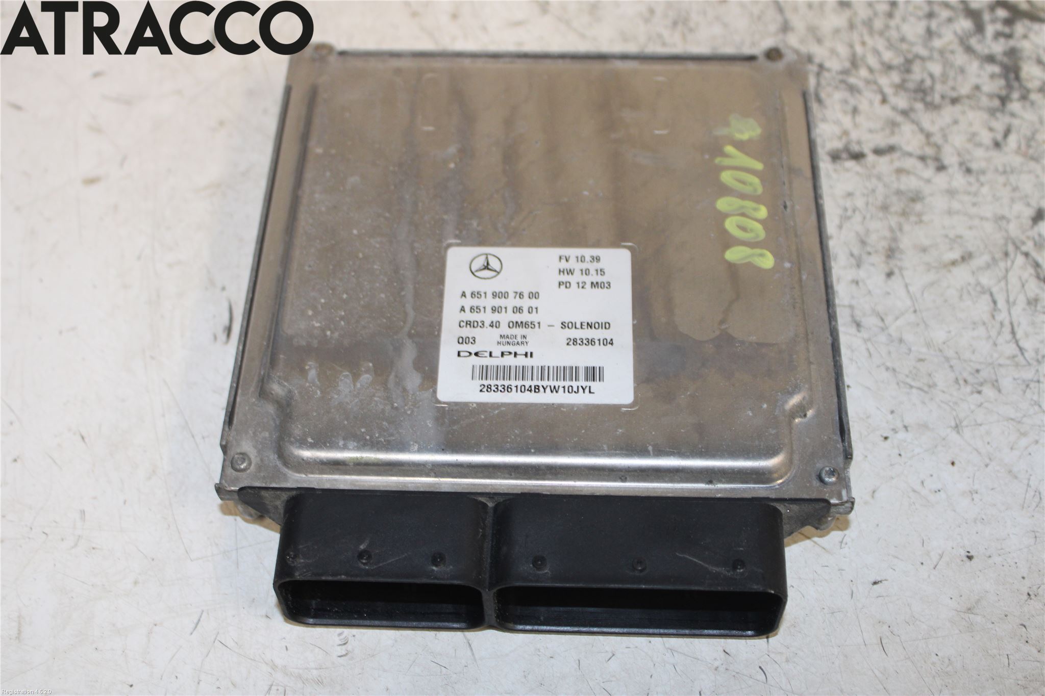 Mercedes-Benz MB B-KLASS (W246/W242) 12-19 Styrenhet Insprut Bensin