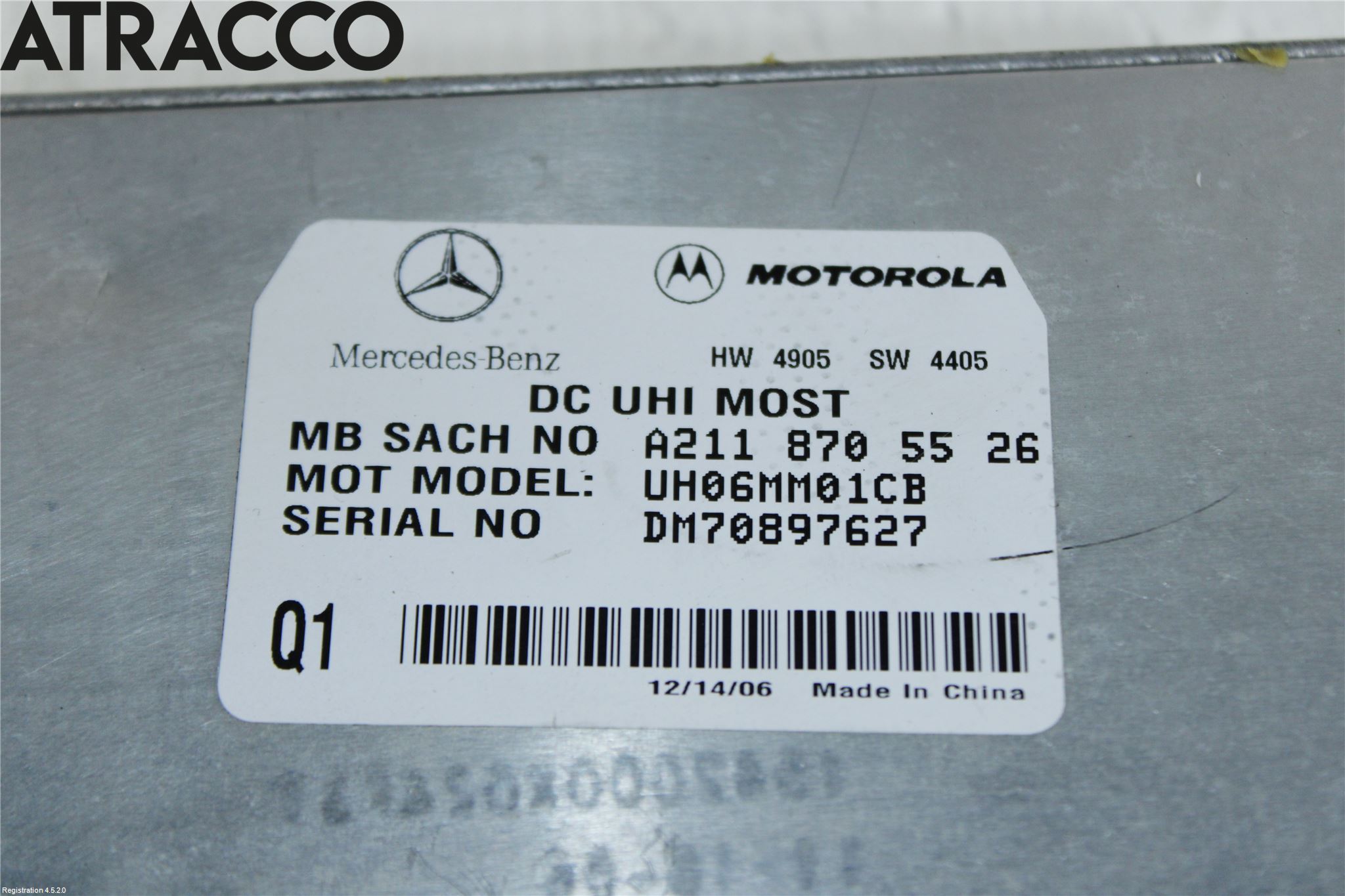 Mercedes-Benz MB GL-KLASS (X164) 06-12 Styrenhet Övrigt