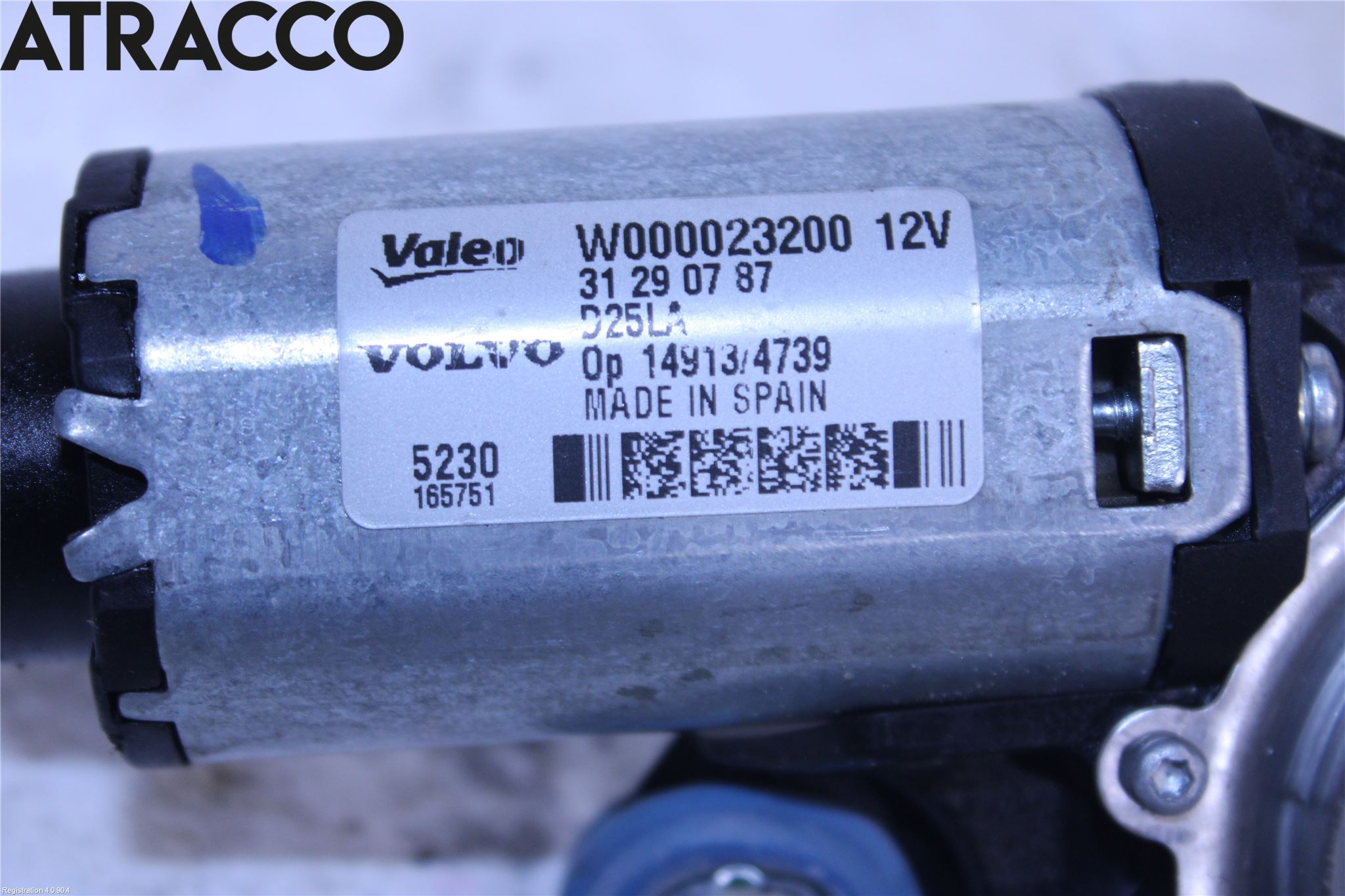 Volvo V70 08-13 Torkarmotor Baklucka