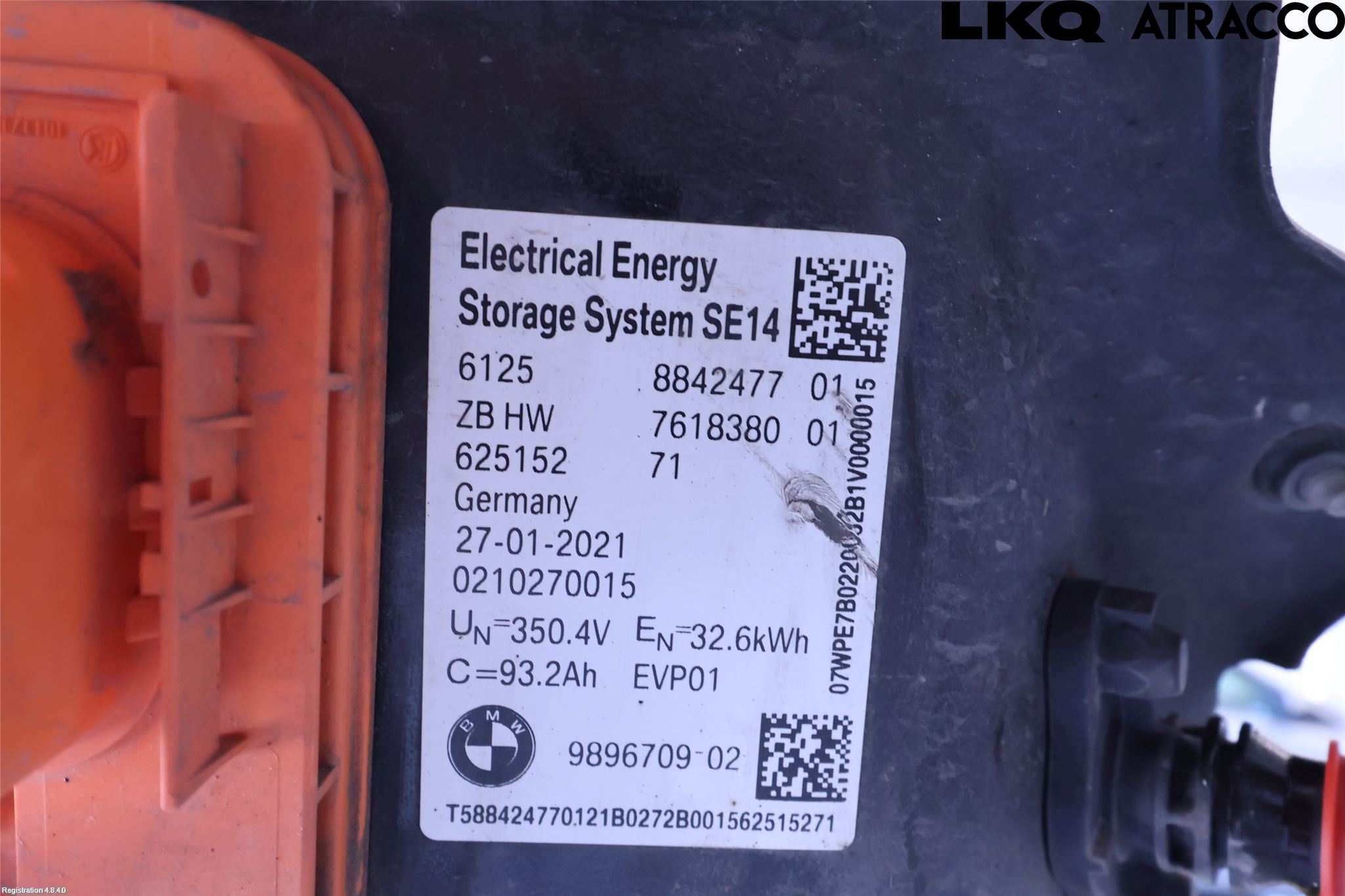 Mini ONE/COOPER 3DR F56 14-24 Batteri Högspänning