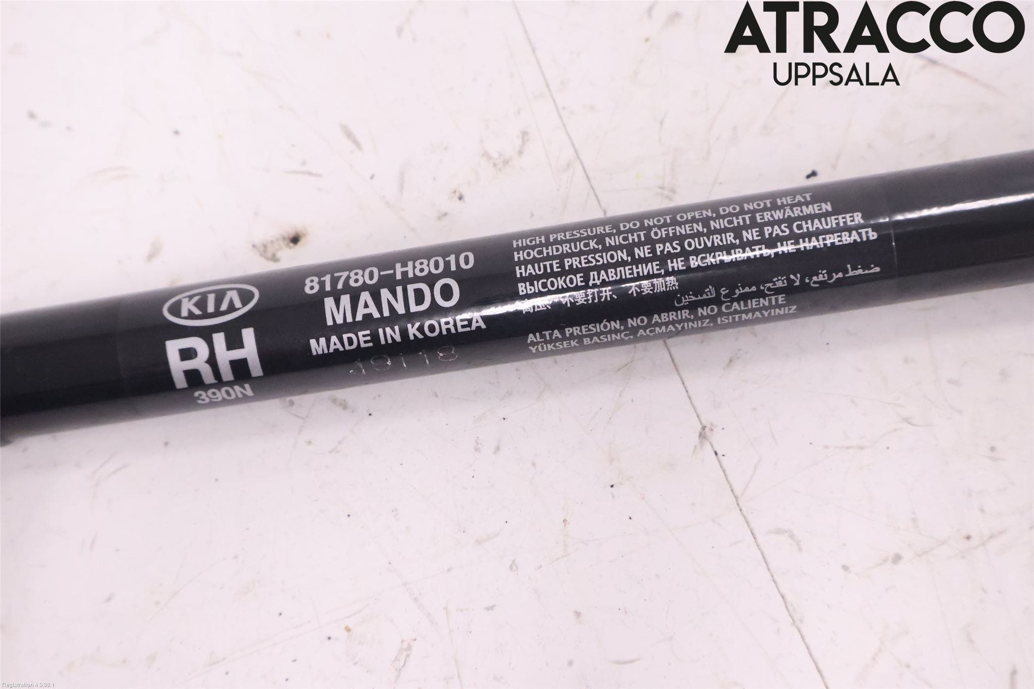 Kia RIO 17- Gasfjäder Baklucka