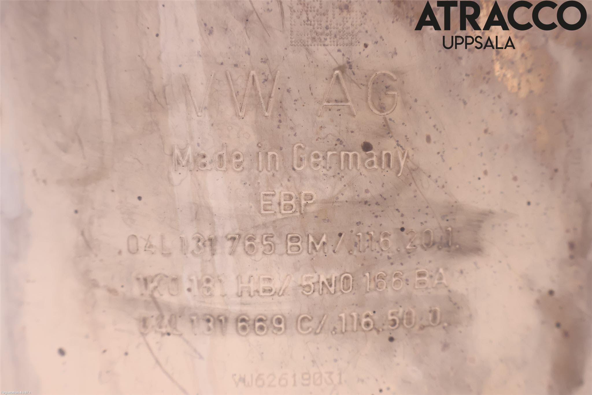 Volkswagen VW CADDY 16-20 Avgas Partikelfilter