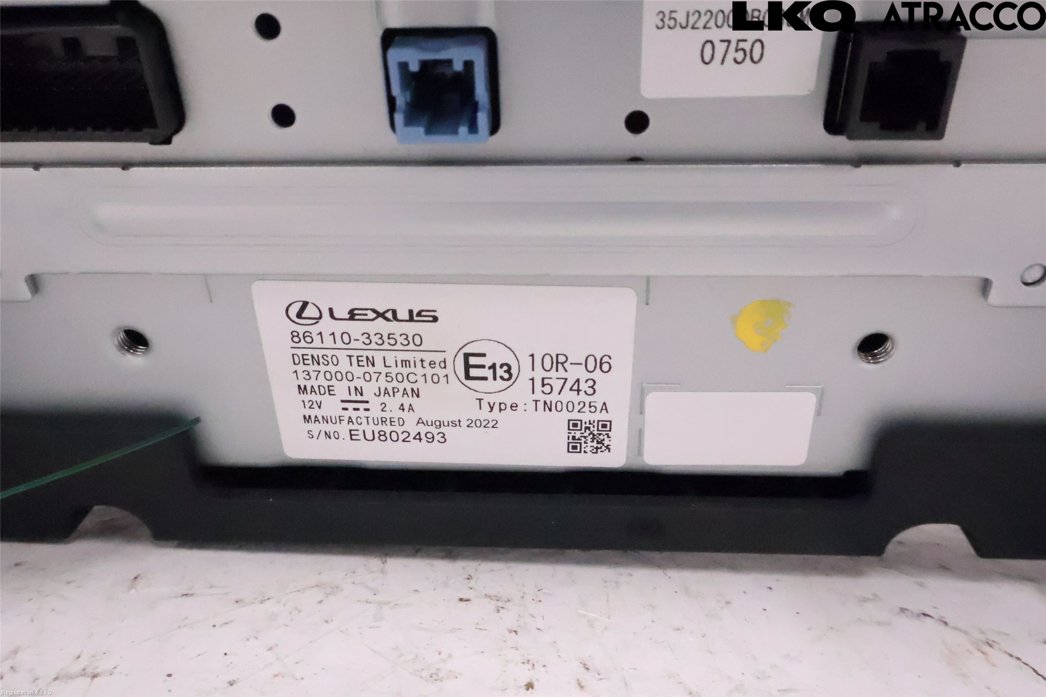 Lexus ES 250/300/330 Bildskärm