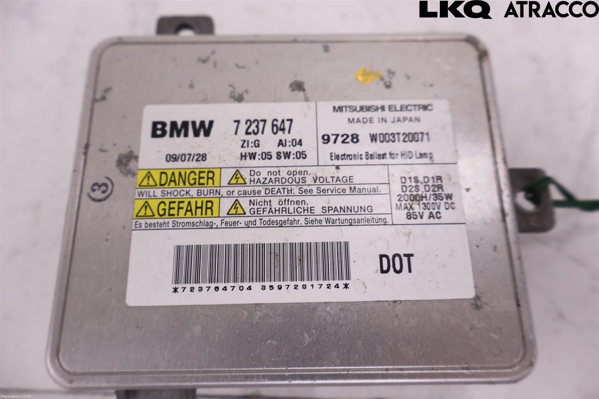 BMW 3 E90/91 SED/TOU 05-12 Styrenhet Strålkastare