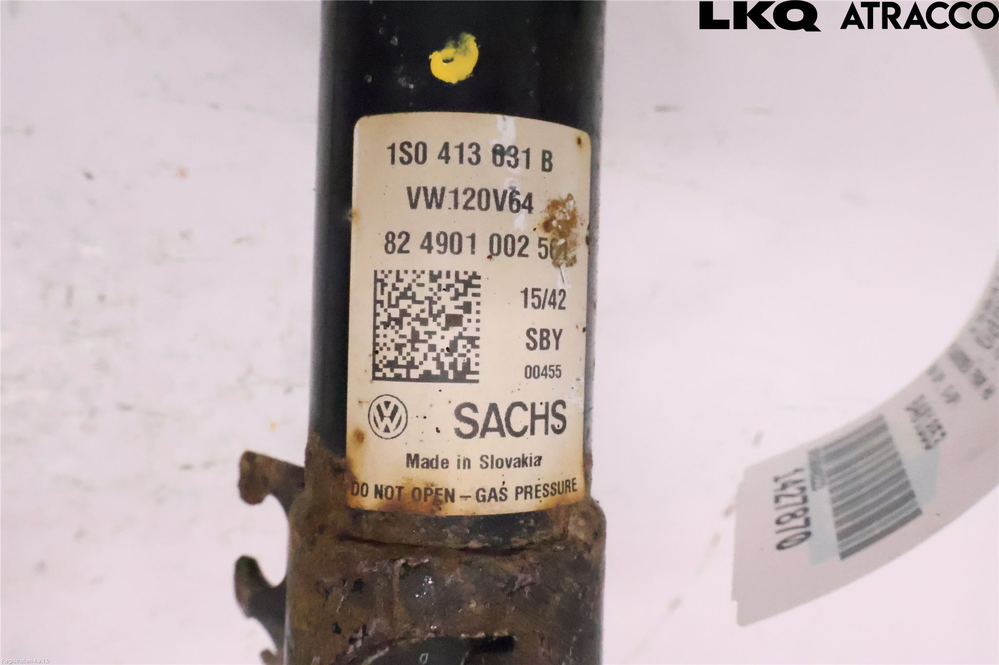 Volkswagen VW UP! / E-UP! Fjäderben Fram Höger