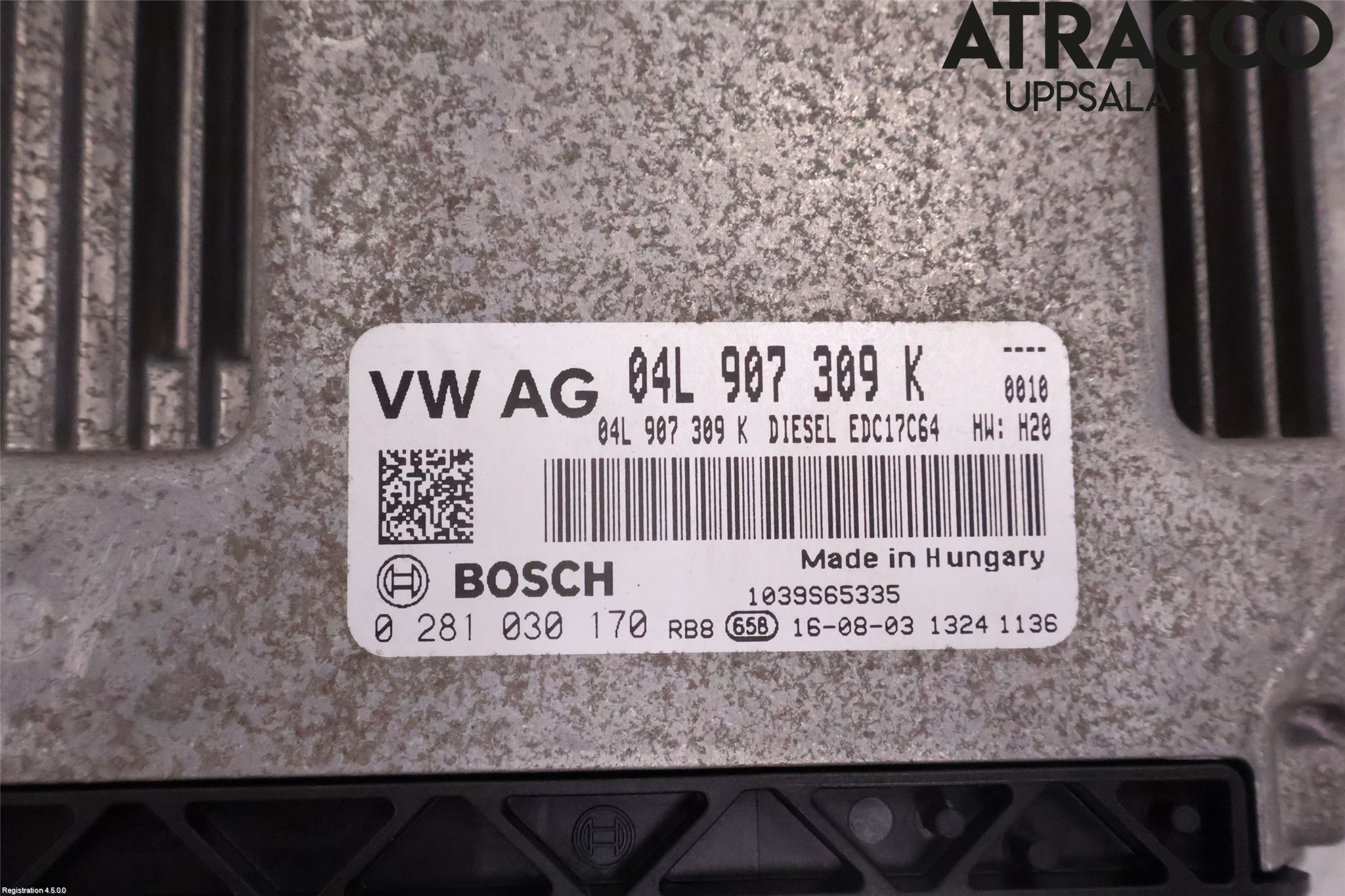 Volkswagen VW CADDY 16-20 Styrenhet Inspump Diesel