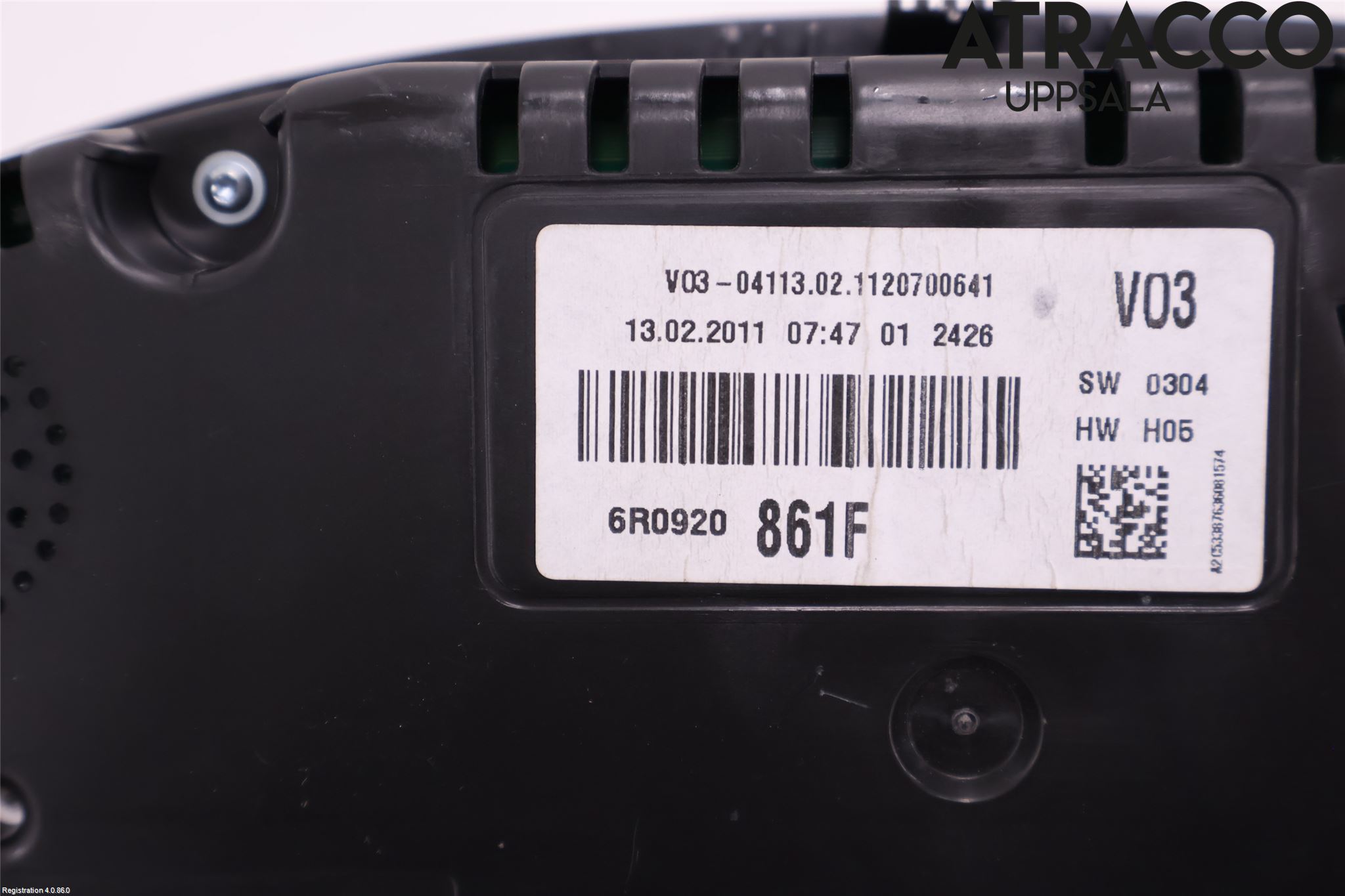 Volkswagen VW POLO 10-17 Instrument Komb