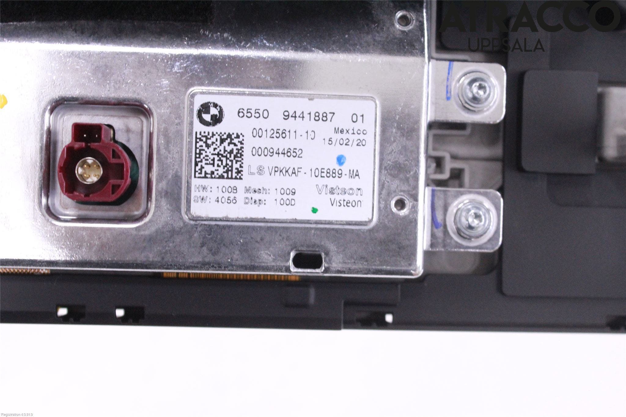 BMW 3 G20/G21/G80/G81 19- Bildskärm