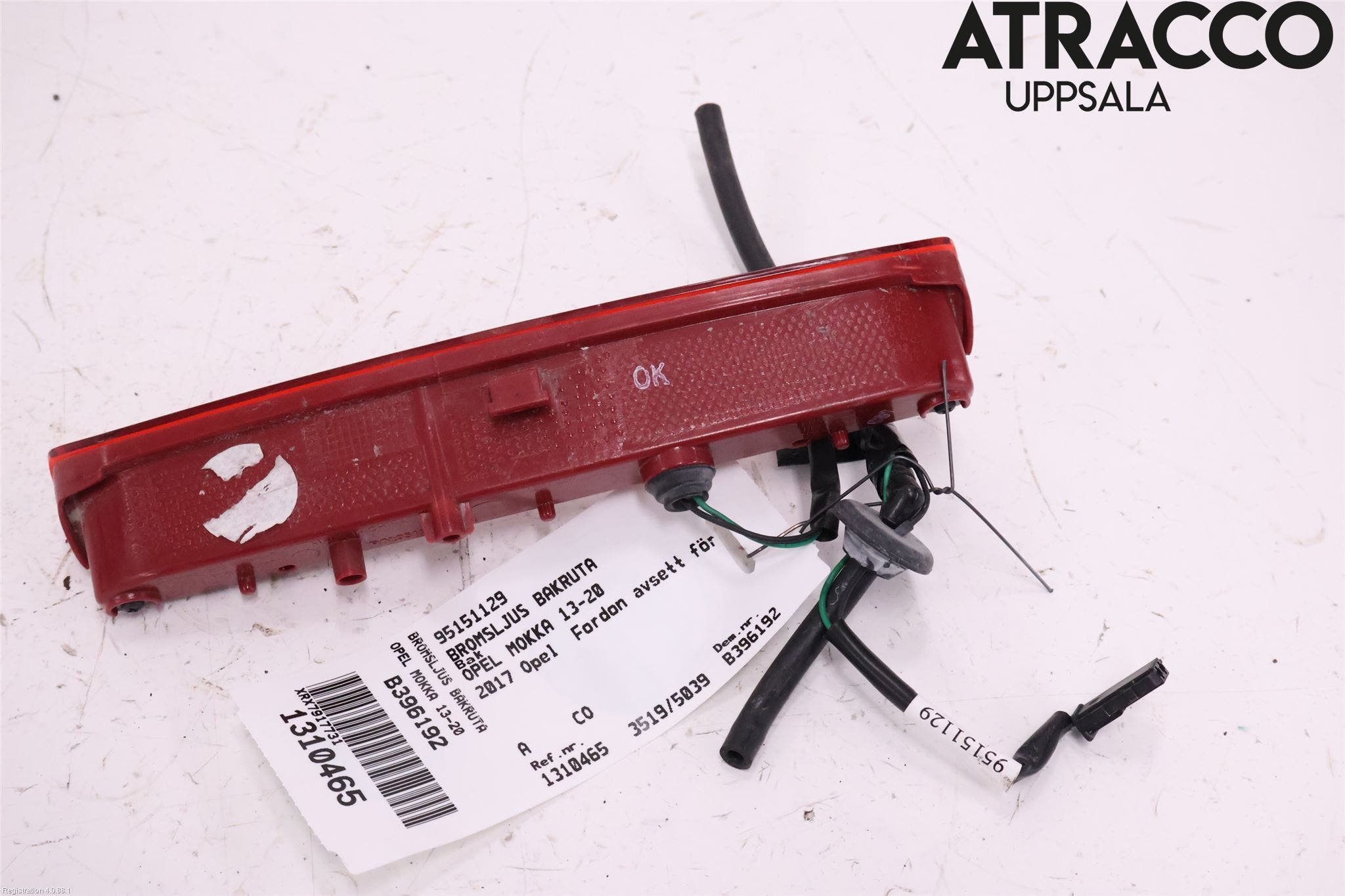 Opel MOKKA 13-20 Bromsljus Bakruta