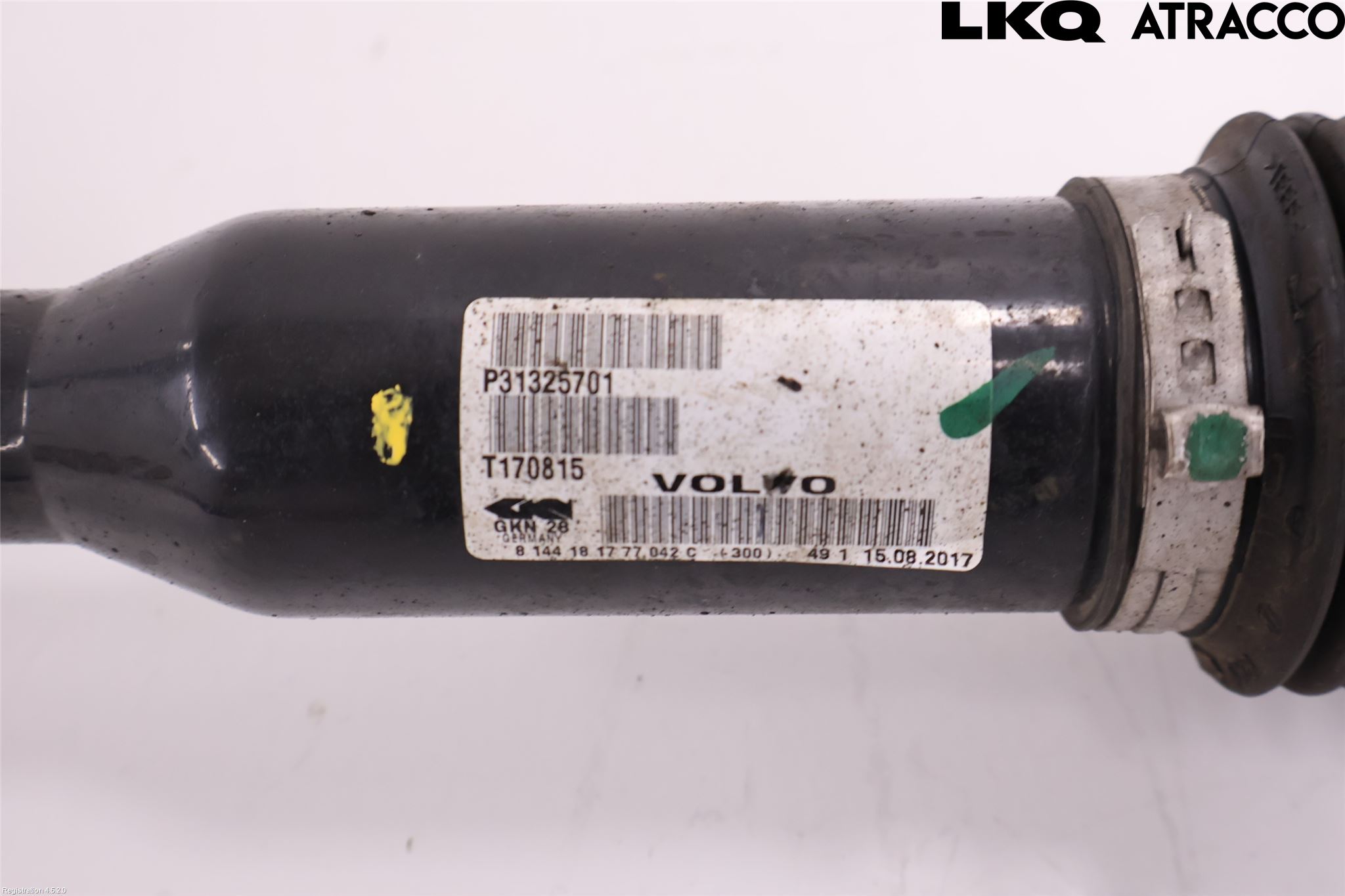 Volvo XC60 14-17 Drivaxel Fram Vänster