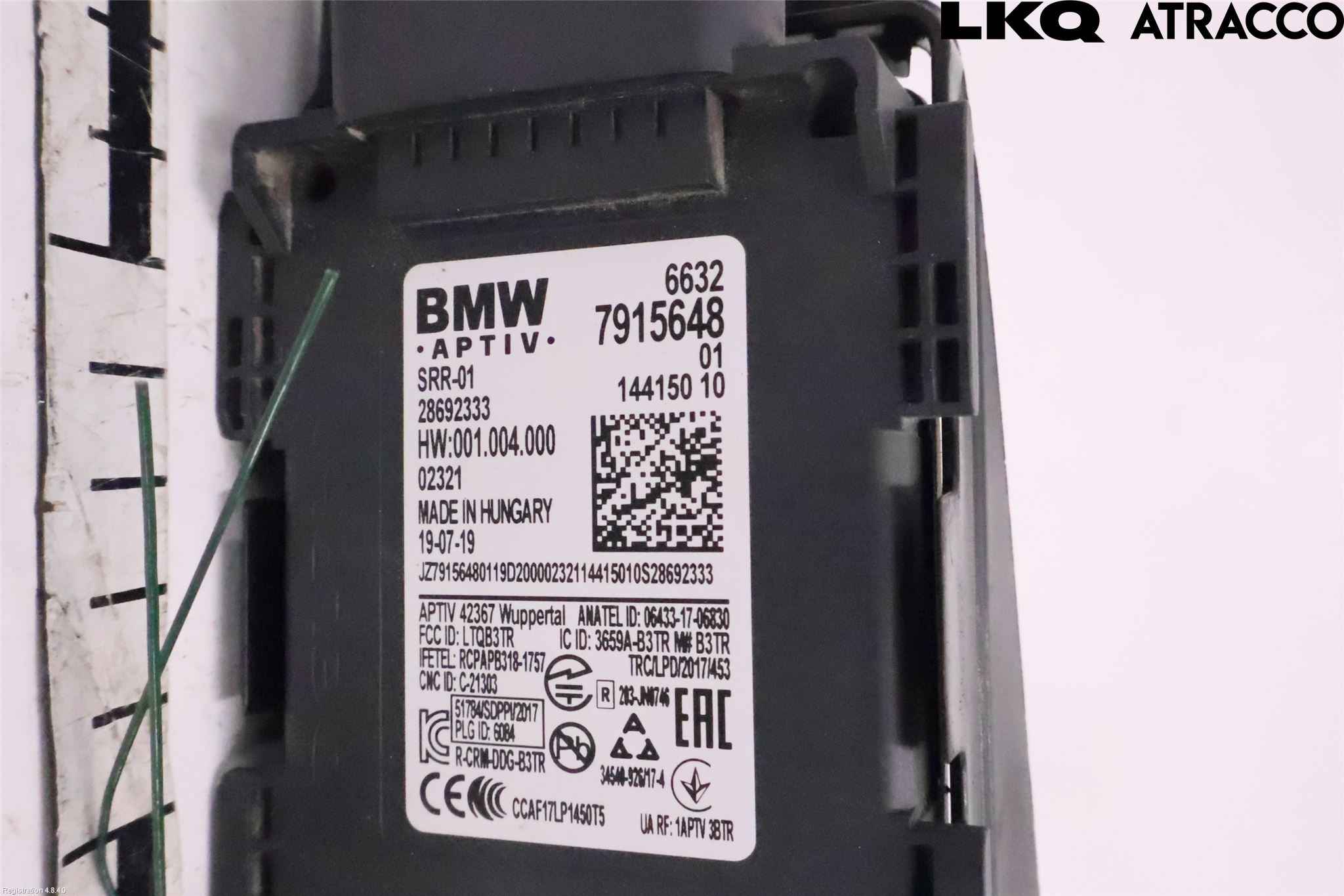 BMW X5 G05 18- Sensor Aktivt Kollisionsskydd