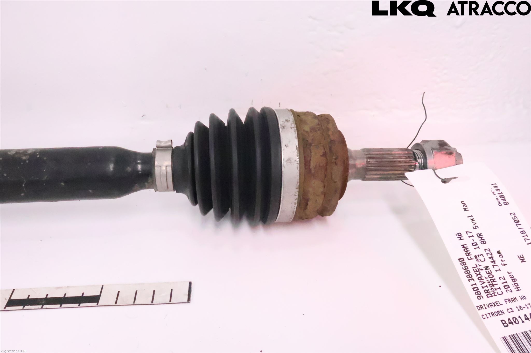 Citroen C3 10-17 Drivaxel Fram Höger