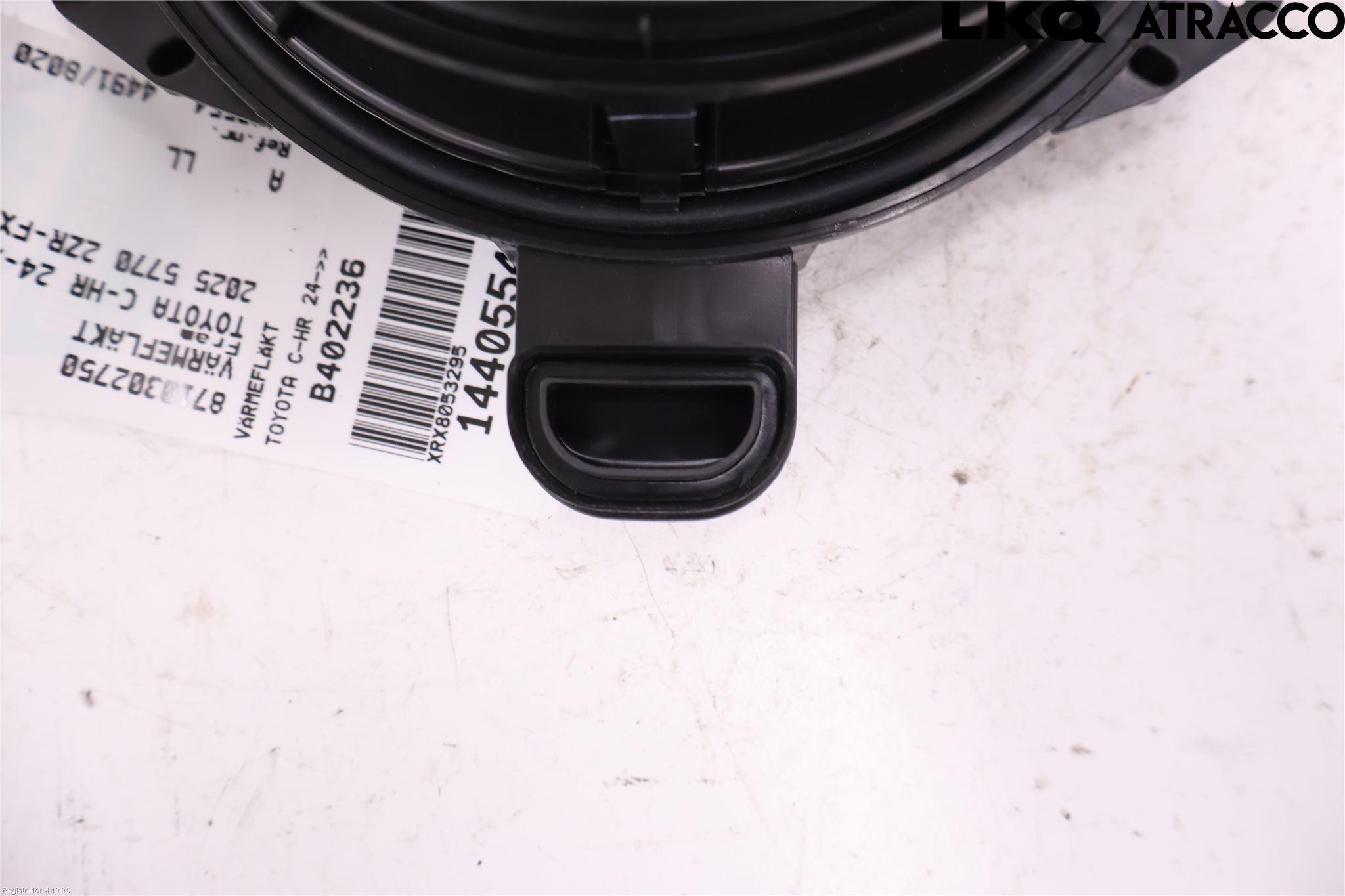 Toyota C-HR 24- Värmefläkt