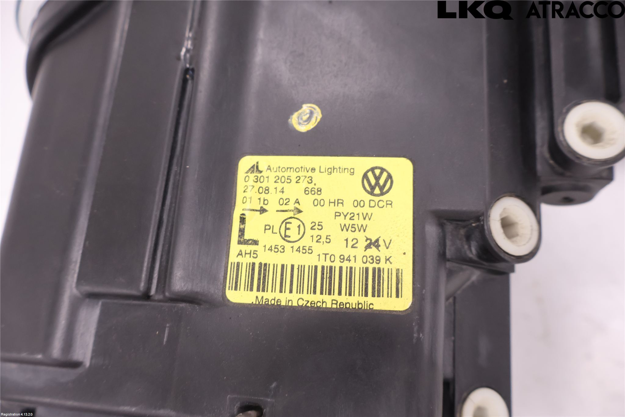 Volkswagen VW TOURAN 03-10 Strålkastare Vänster
